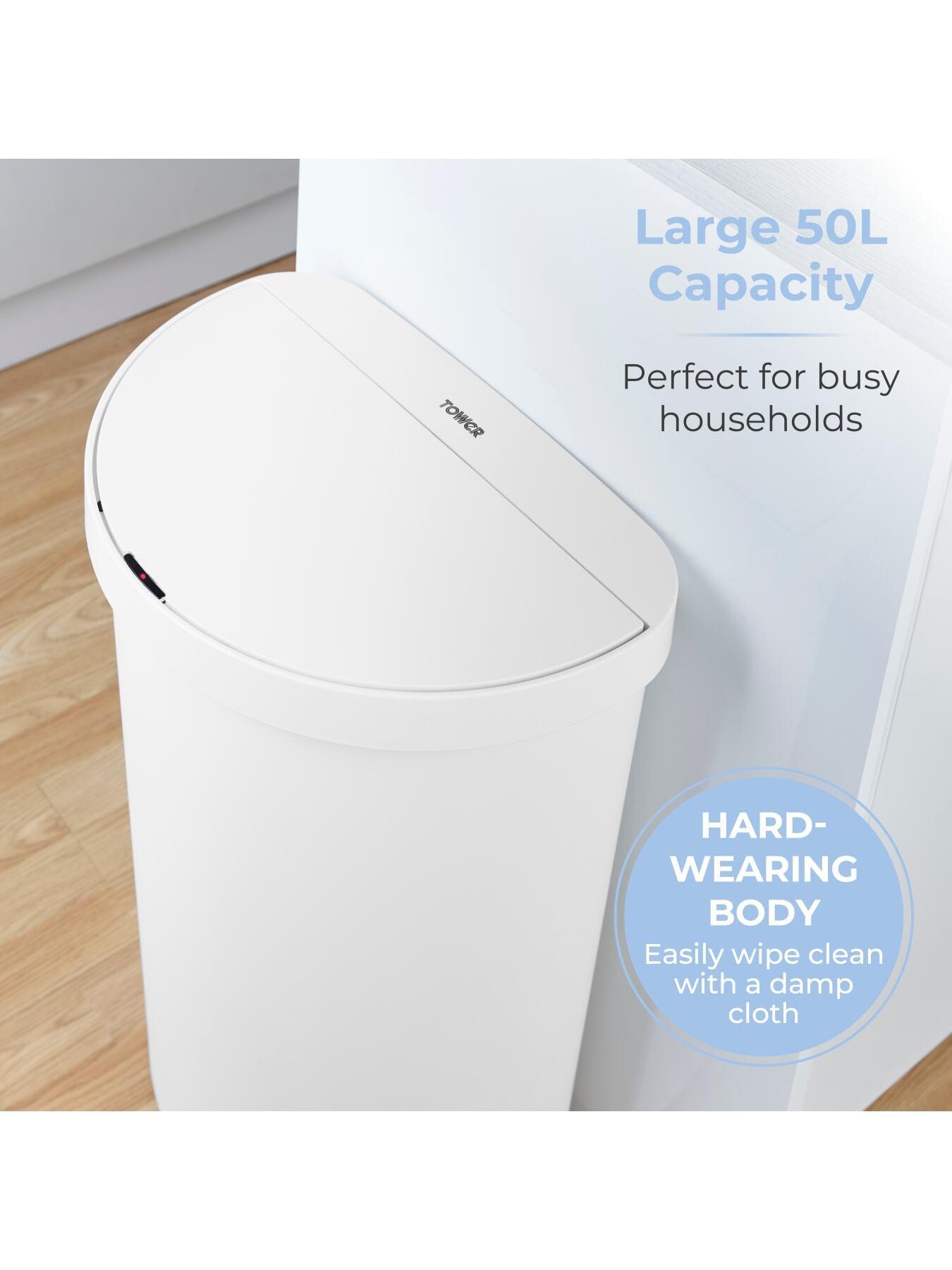 Image 4 of 6 of Tower 50l Curved Sensor Bin