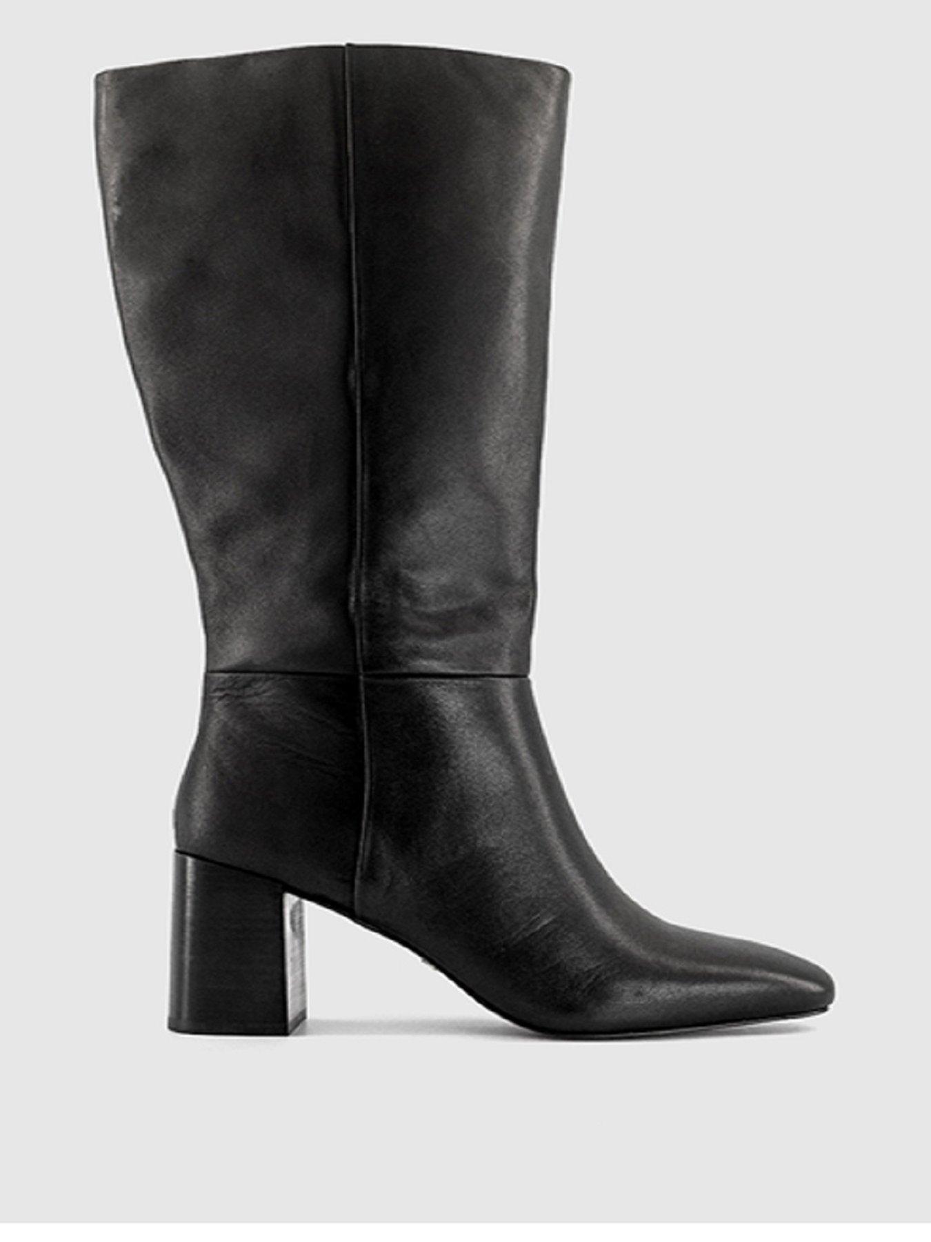 office-keira-block-heel-leather-knee-boot-blackfront