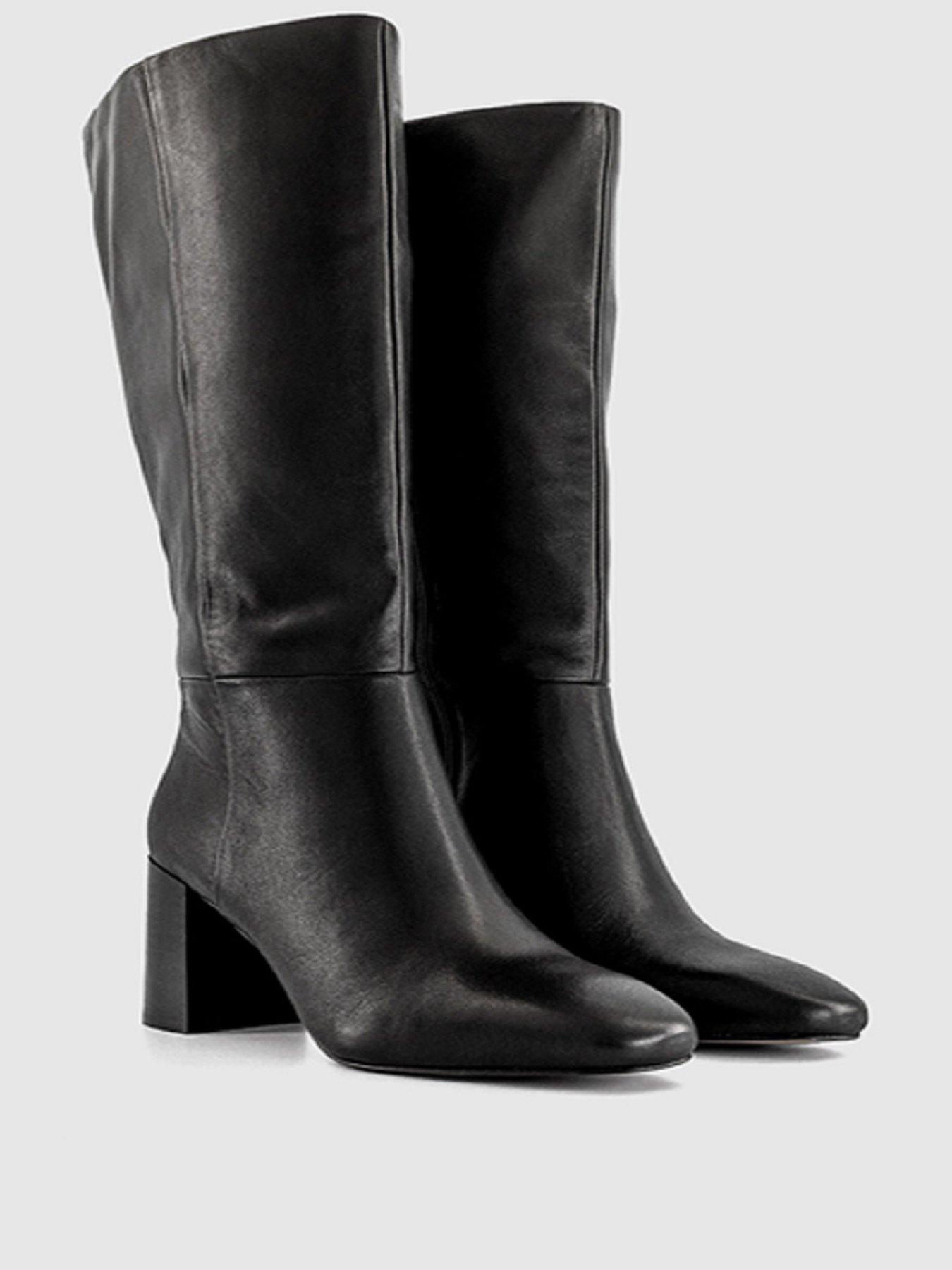 office-keira-block-heel-leather-knee-boot-blackstillFront