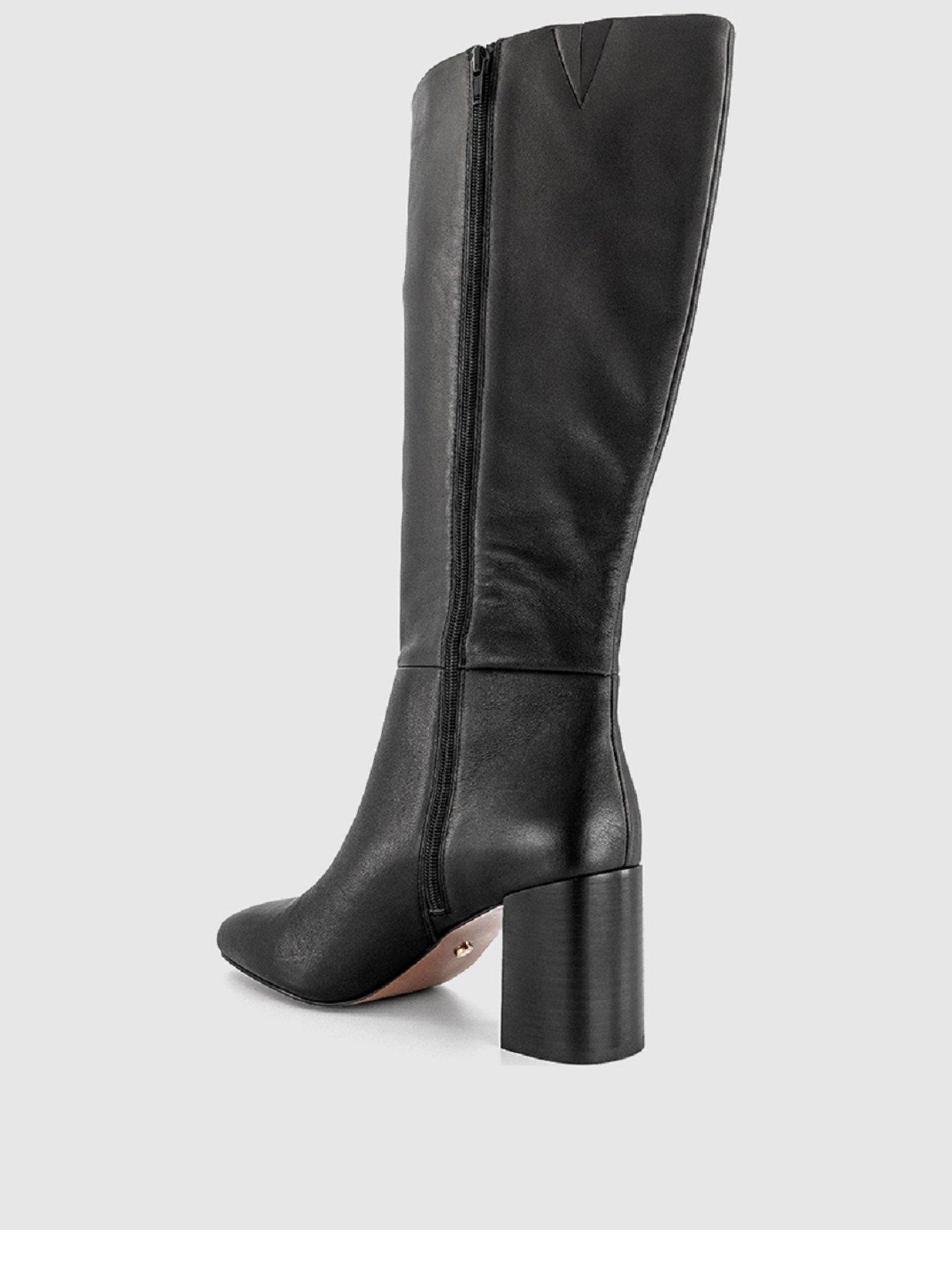 office-keira-block-heel-leather-knee-boot-blackback