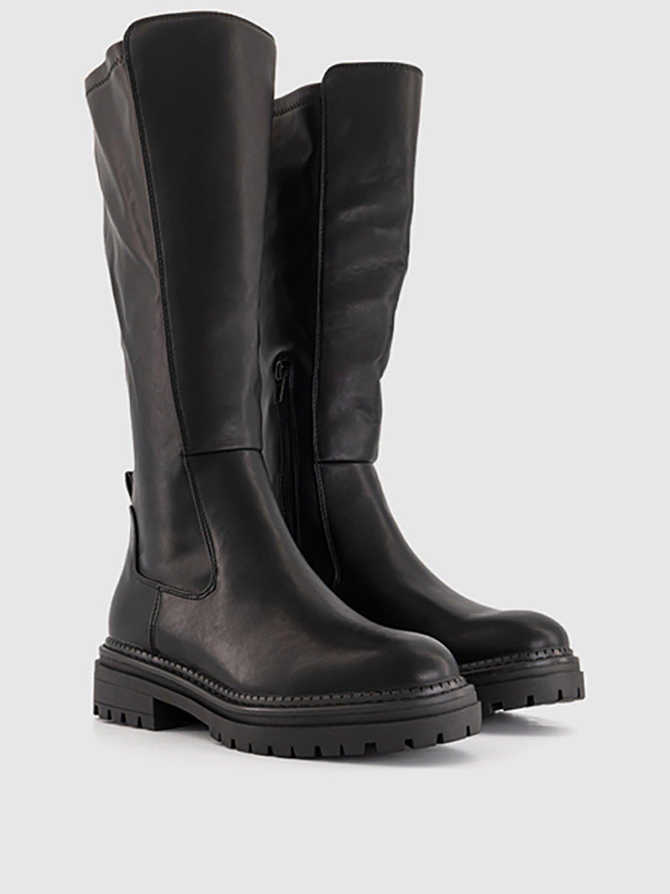 Image 2 of 4 of OFFICE Kaci Chunky Knee High Boot - Black