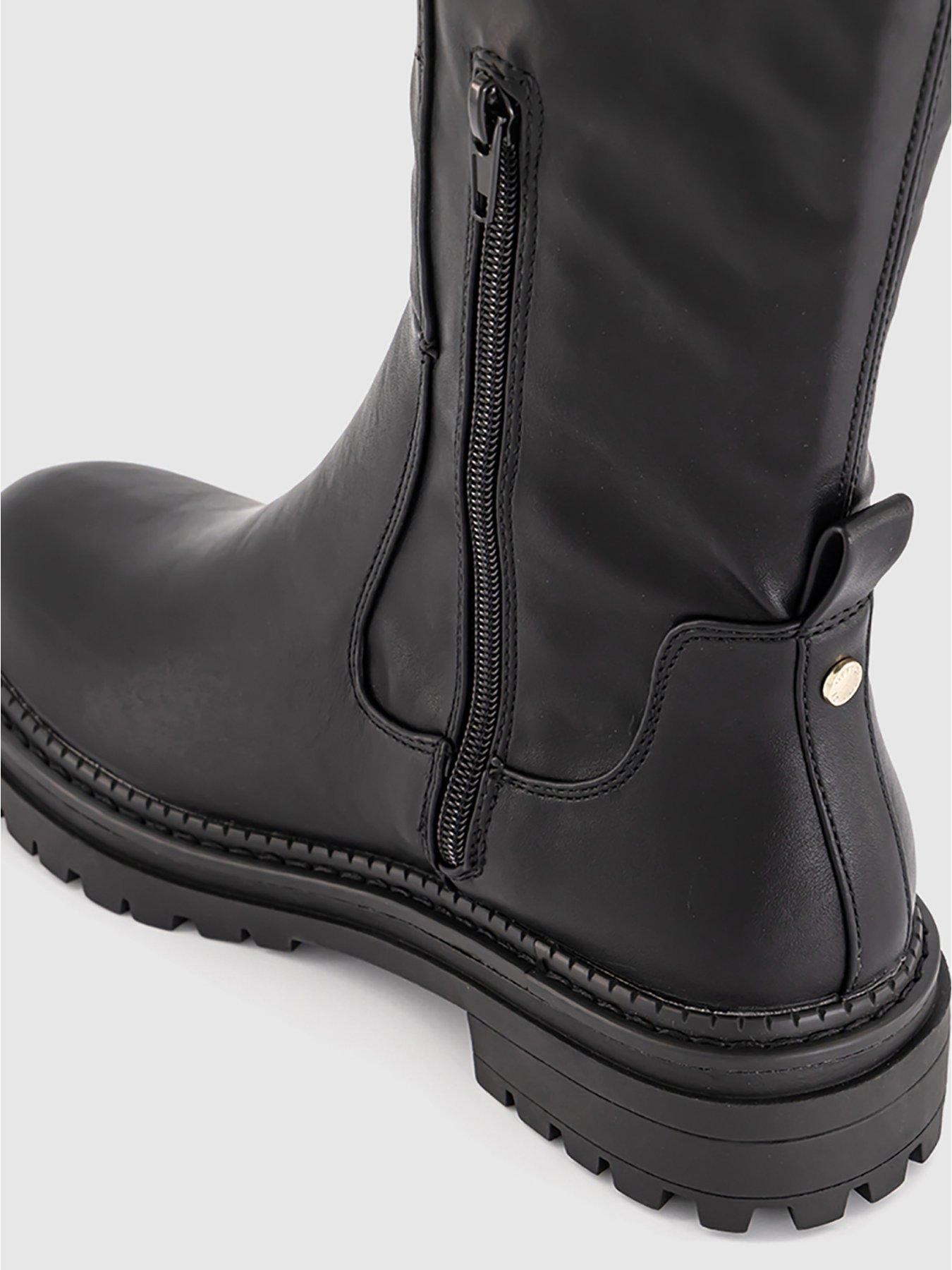 Image 4 of 4 of OFFICE Kaci Chunky Knee High Boot - Black