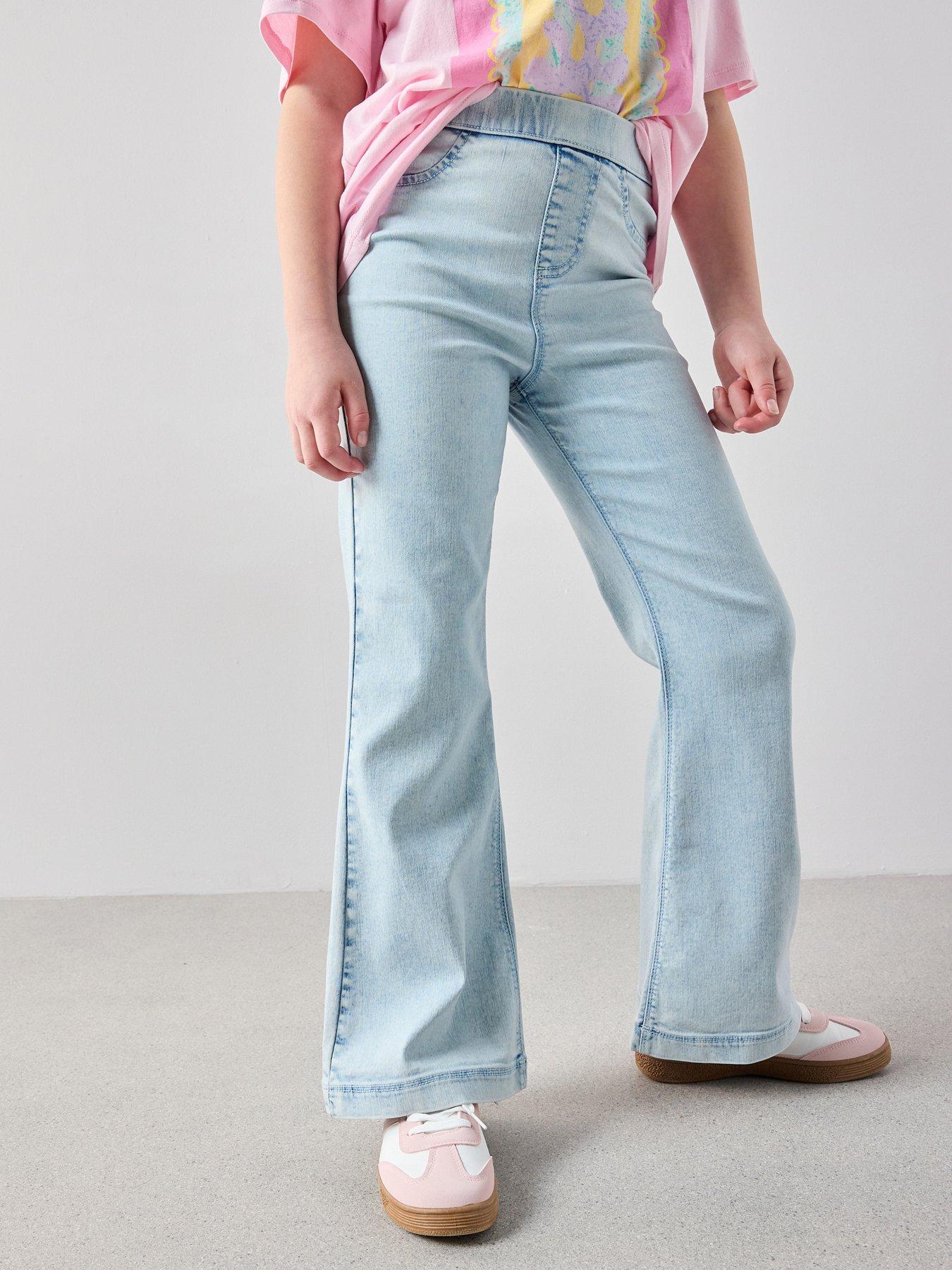 the-very-collection-girls-flare-jeggings-bleach-wash