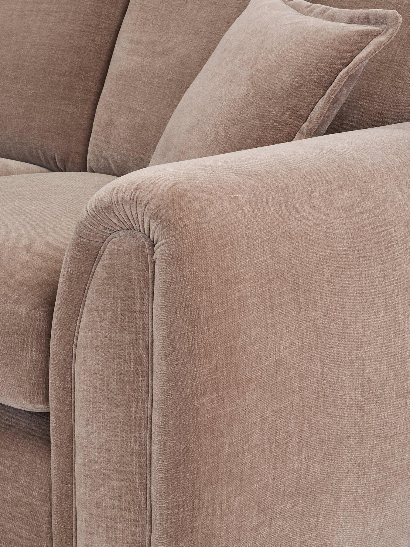 Image 5 of 7 of The Very Collection Carmen Right Hand Chaise With Footstool