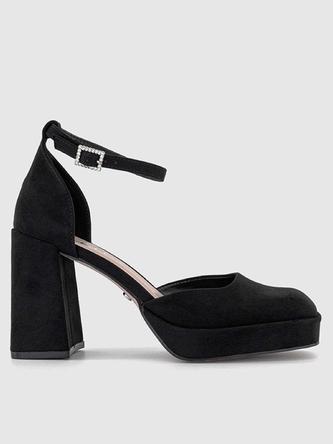 office-hey-day-two-part-embellished-buckle-platform-black