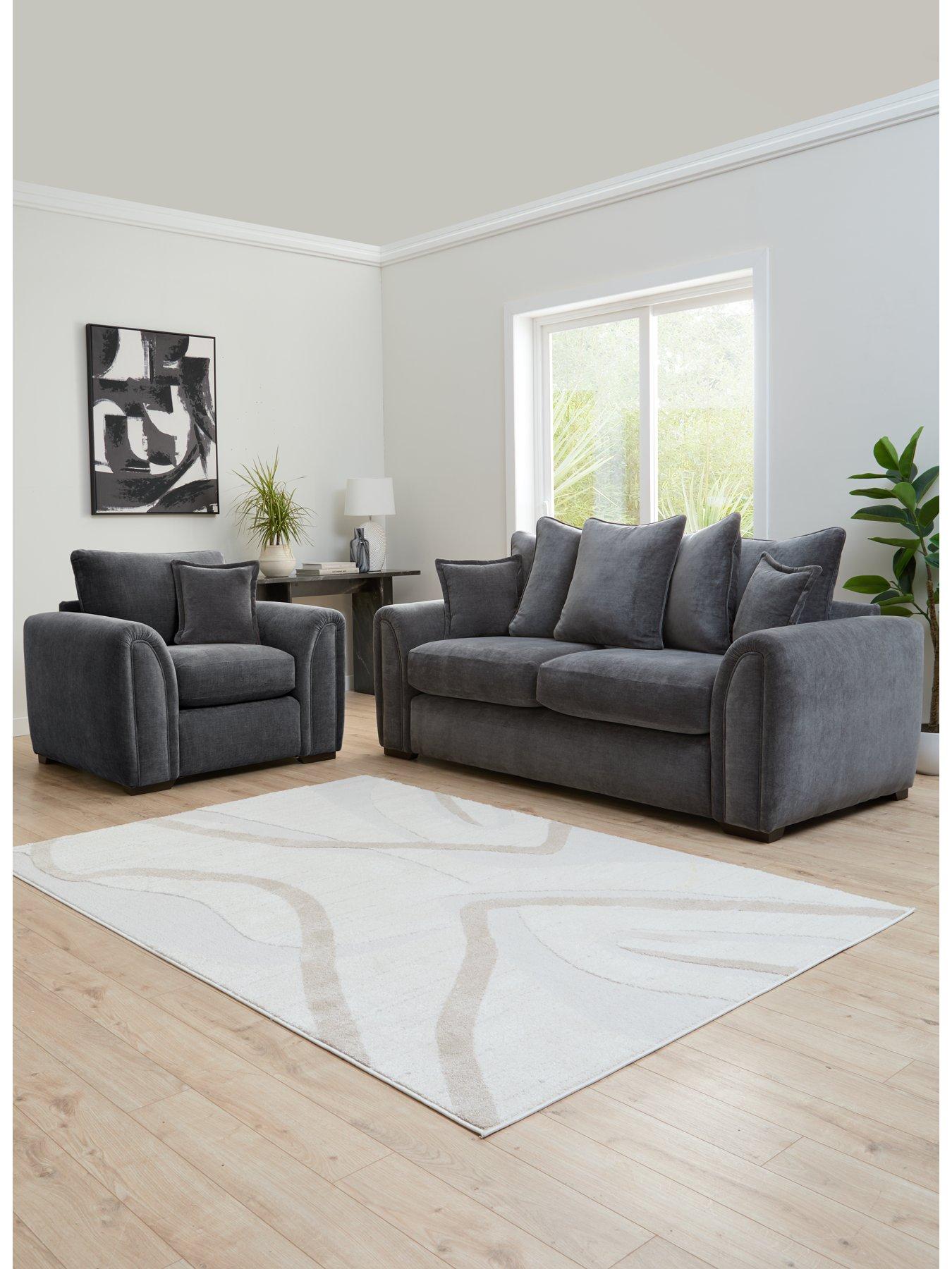 Very Home Carmen 3 Seater Scatter Sofa + Chair