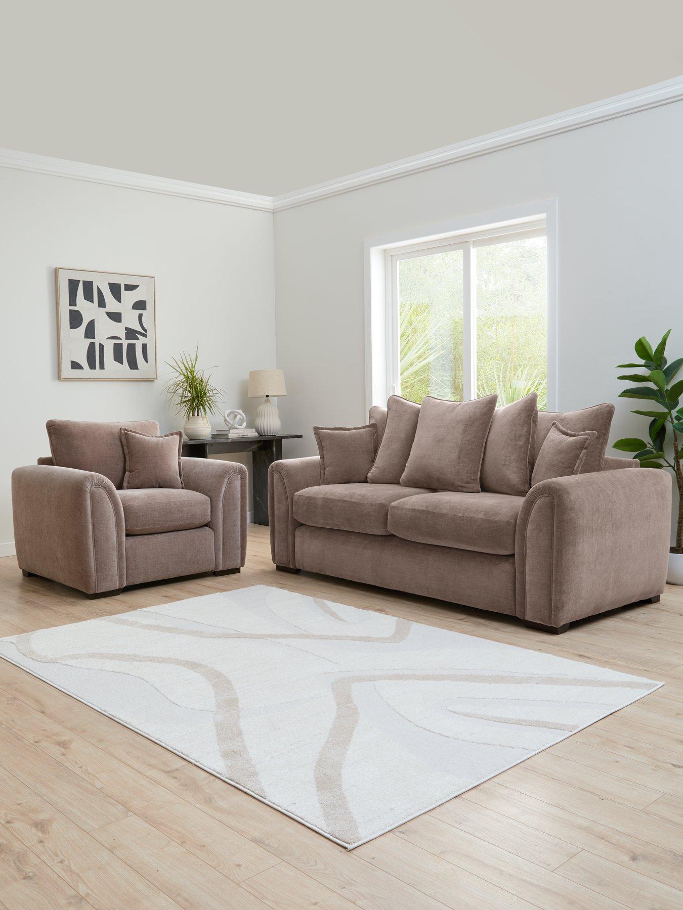 Very Home Carmen 3 Seater Scatter Sofa + Chair