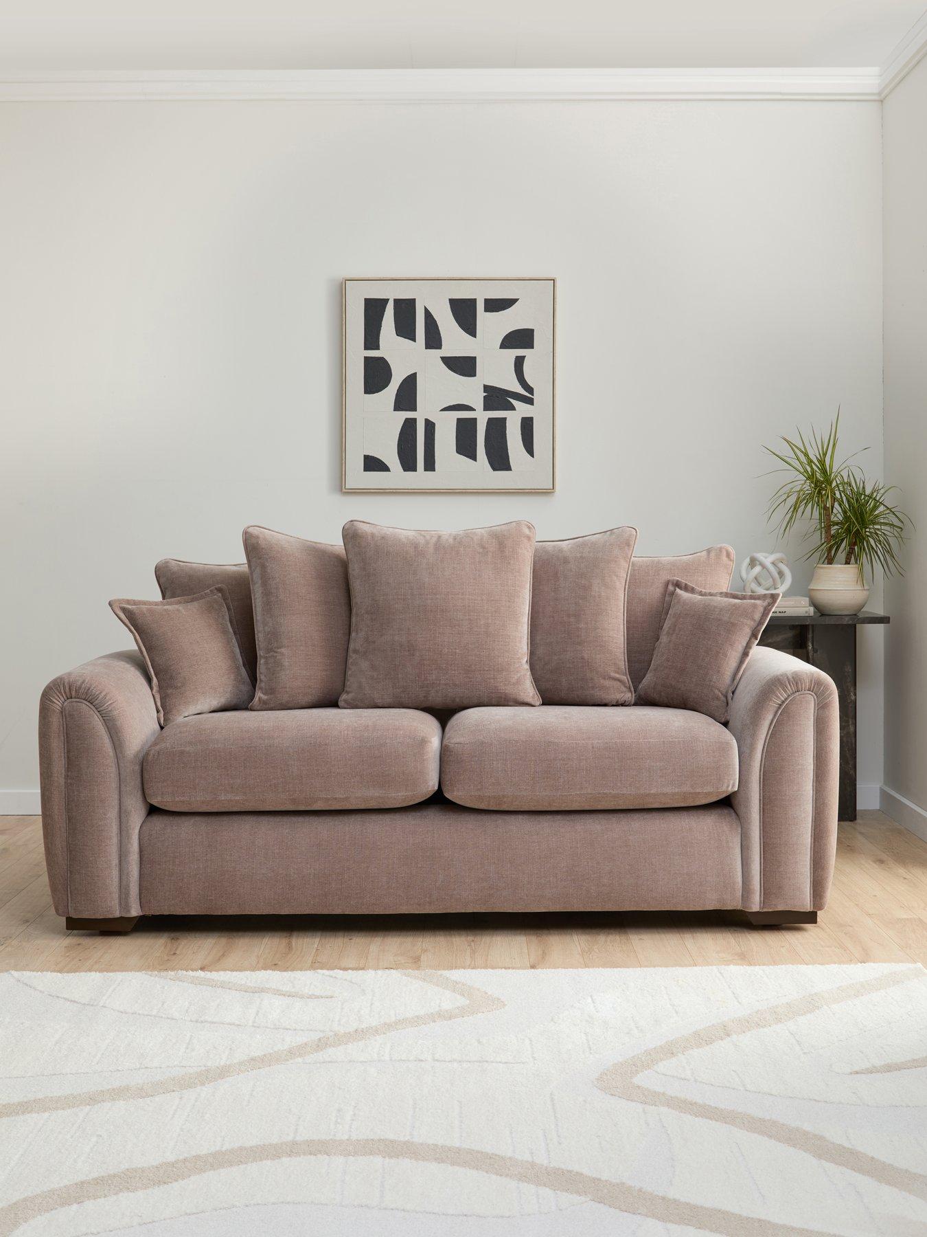 Very Home Carmen 3 Seater Scatter Back Sofa