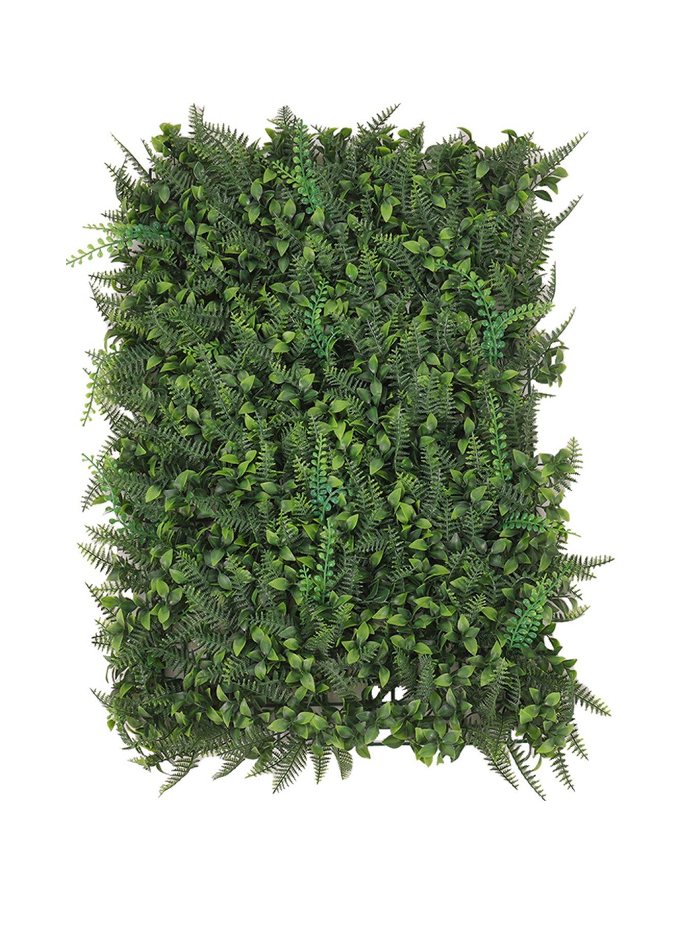 Image 2 of 6 of Living and Home Artificial Plant Hedge Wall Panel W 60cm x D 40cm