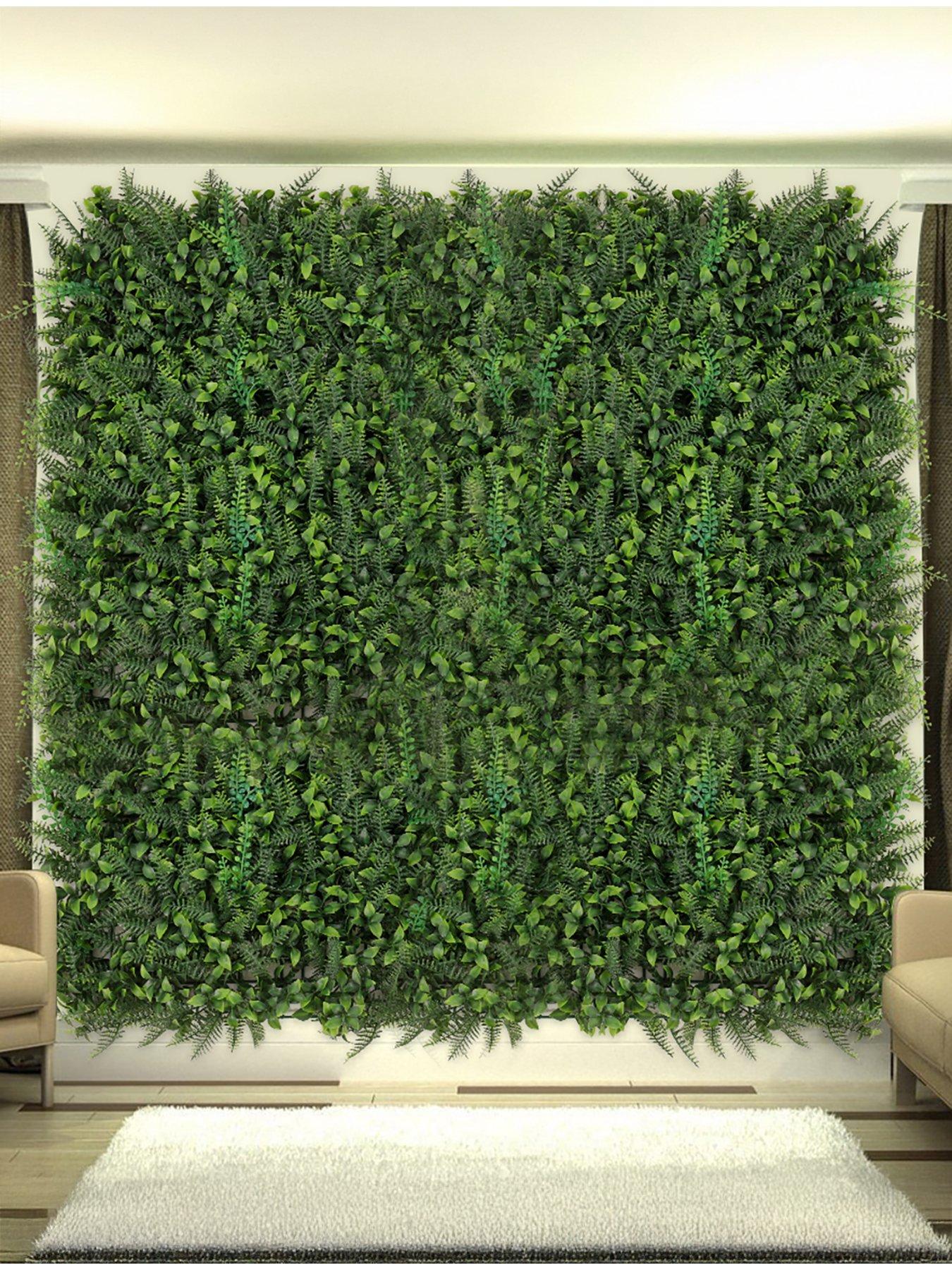 Image 4 of 6 of Living and Home Artificial Plant Hedge Wall Panel W 60cm x D 40cm