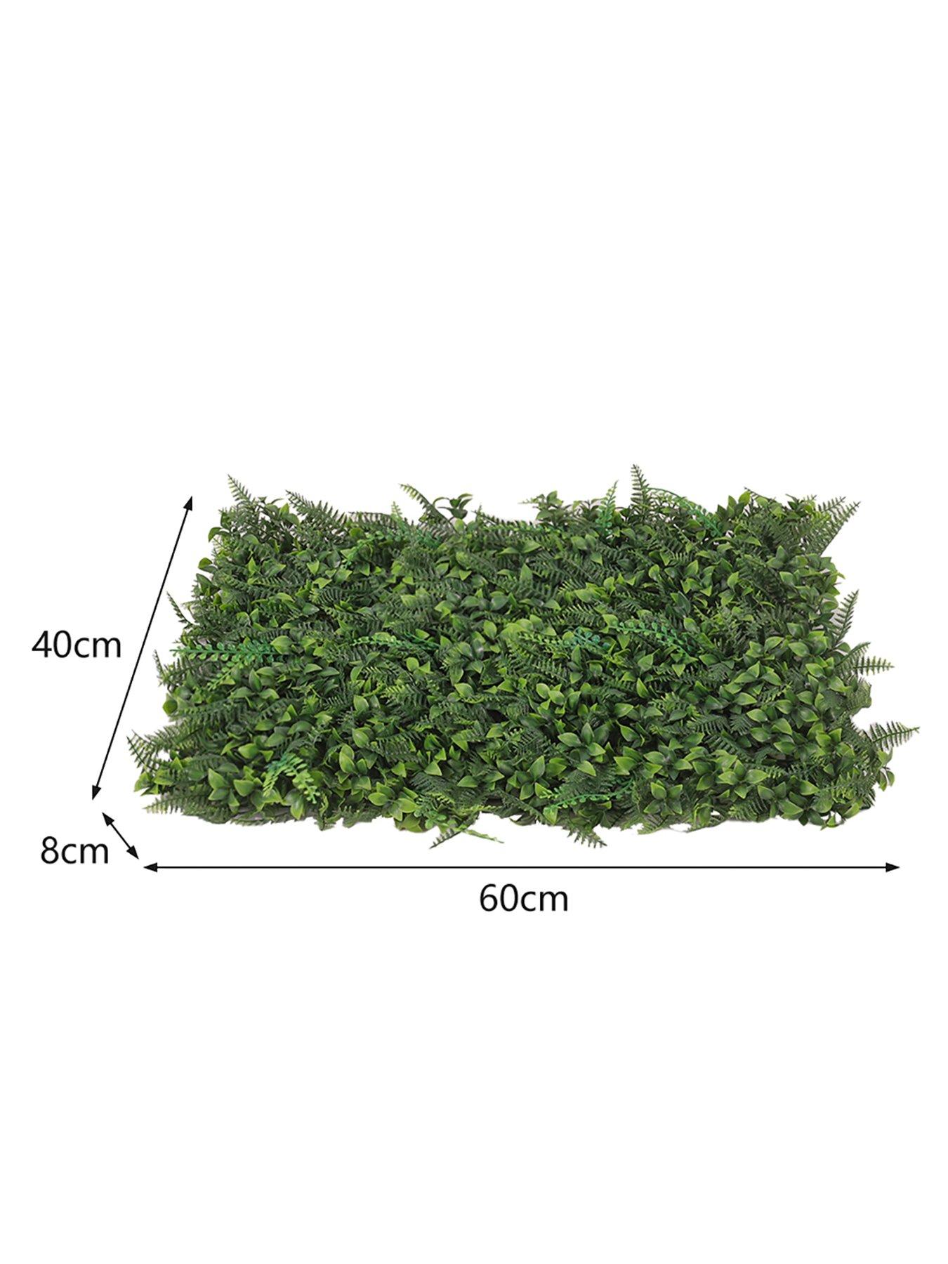 Image 6 of 6 of Living and Home Artificial Plant Hedge Wall Panel W 60cm x D 40cm
