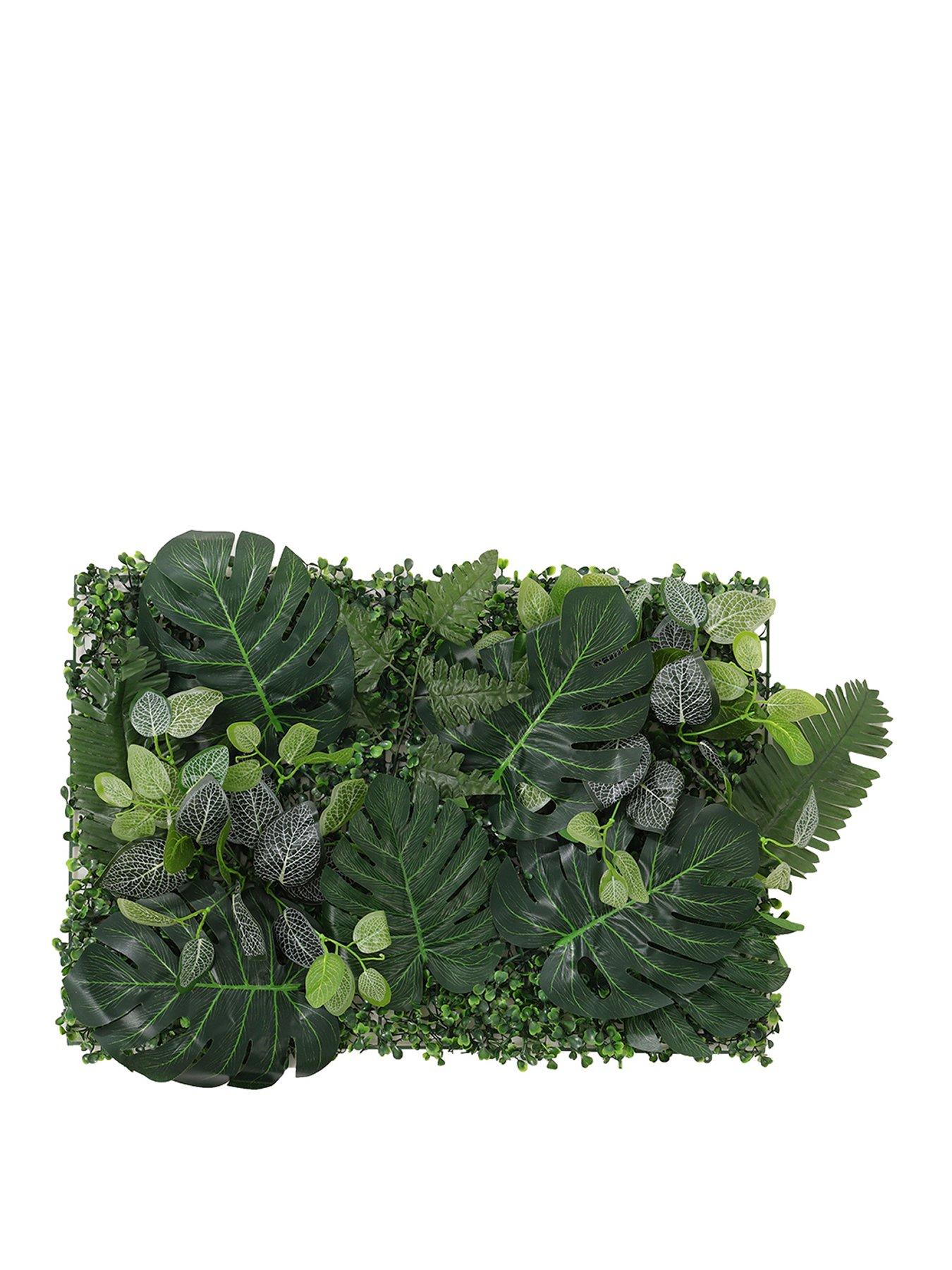 Image 2 of 6 of Living and Home Artificial Grass Hedge Wall Panels W 60cm x D 40cm