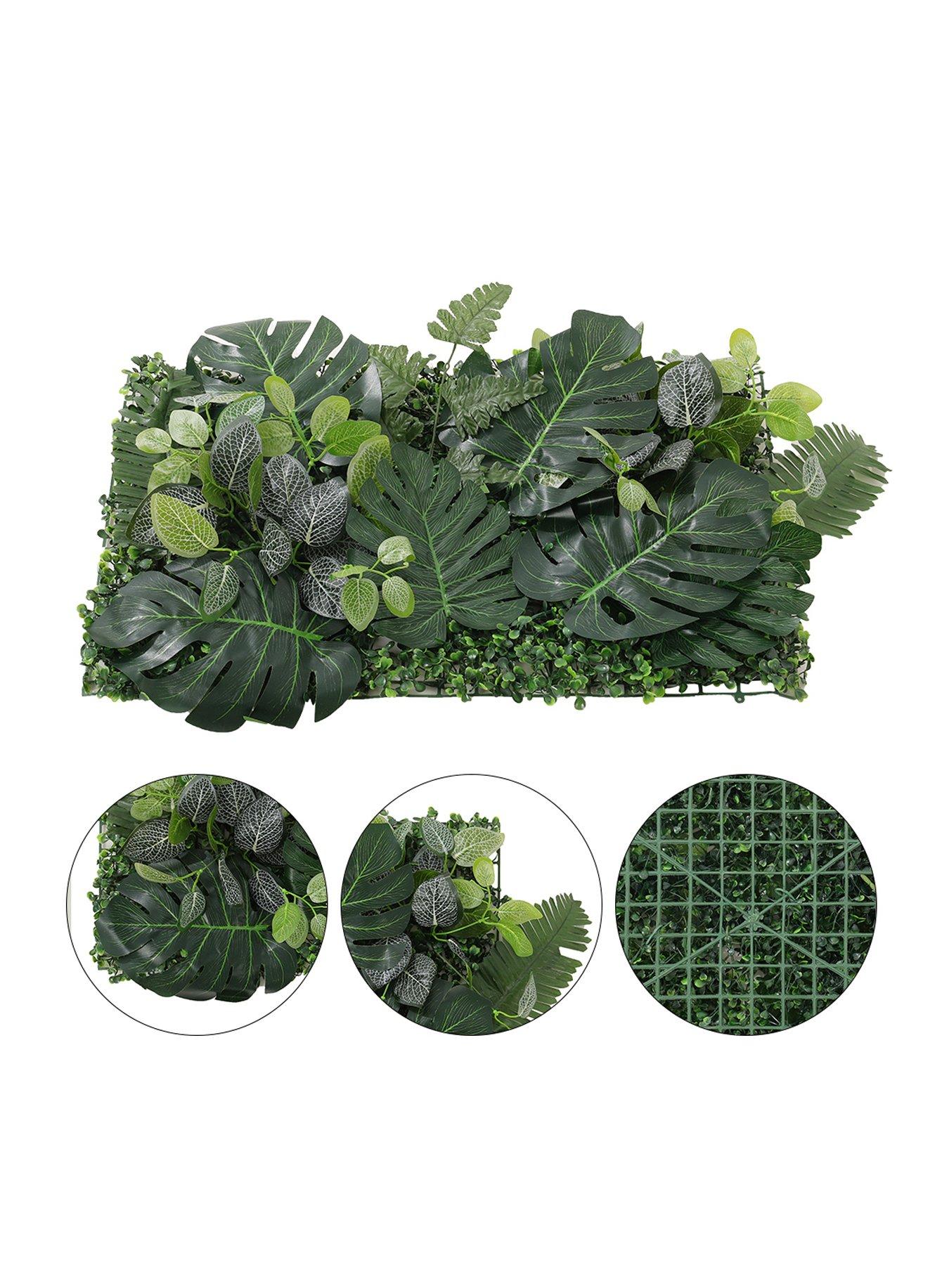 Image 4 of 6 of Living and Home Artificial Grass Hedge Wall Panels W 60cm x D 40cm