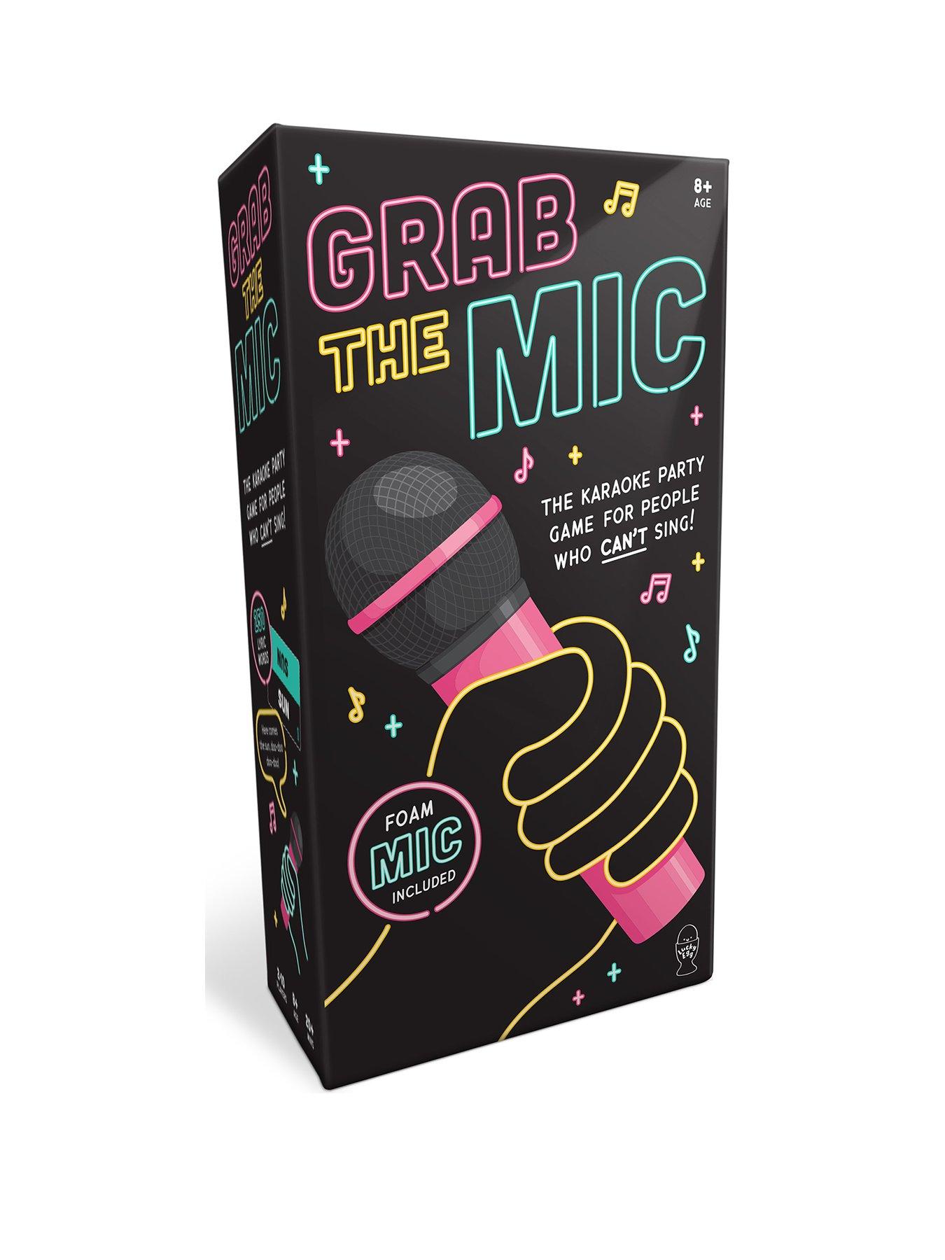 Lucky Egg Games Grab The Mic Family Karaoke Board Game