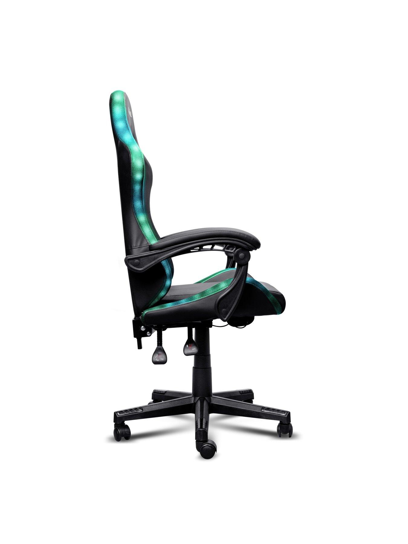Image 5 of 7 of Trust GXT 704 Roniq Comfortable, Adjustable Gaming Chair with RGB lighting - Black