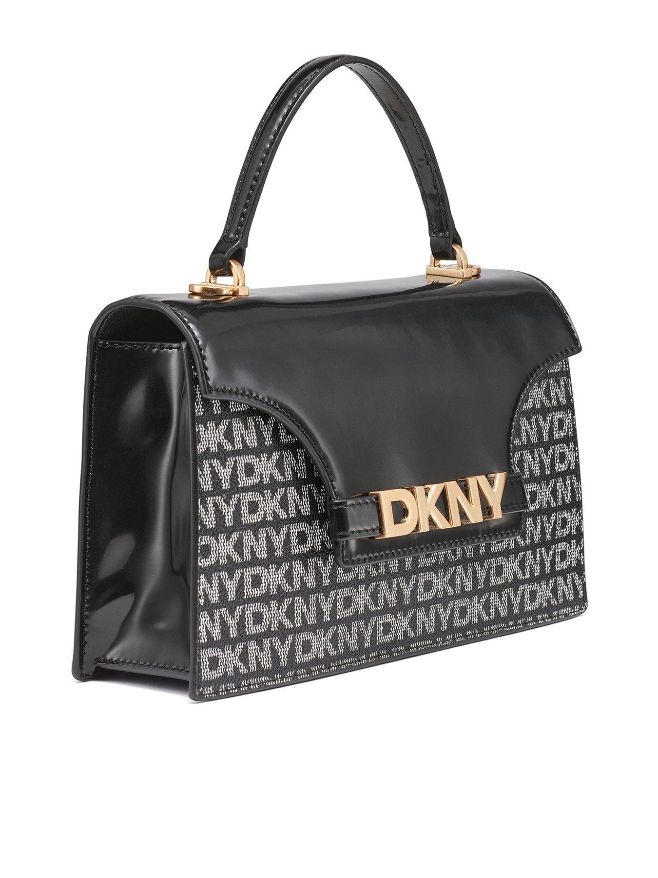 Image 3 of 4 of DKNY Avril Th Flap Satchel - Black