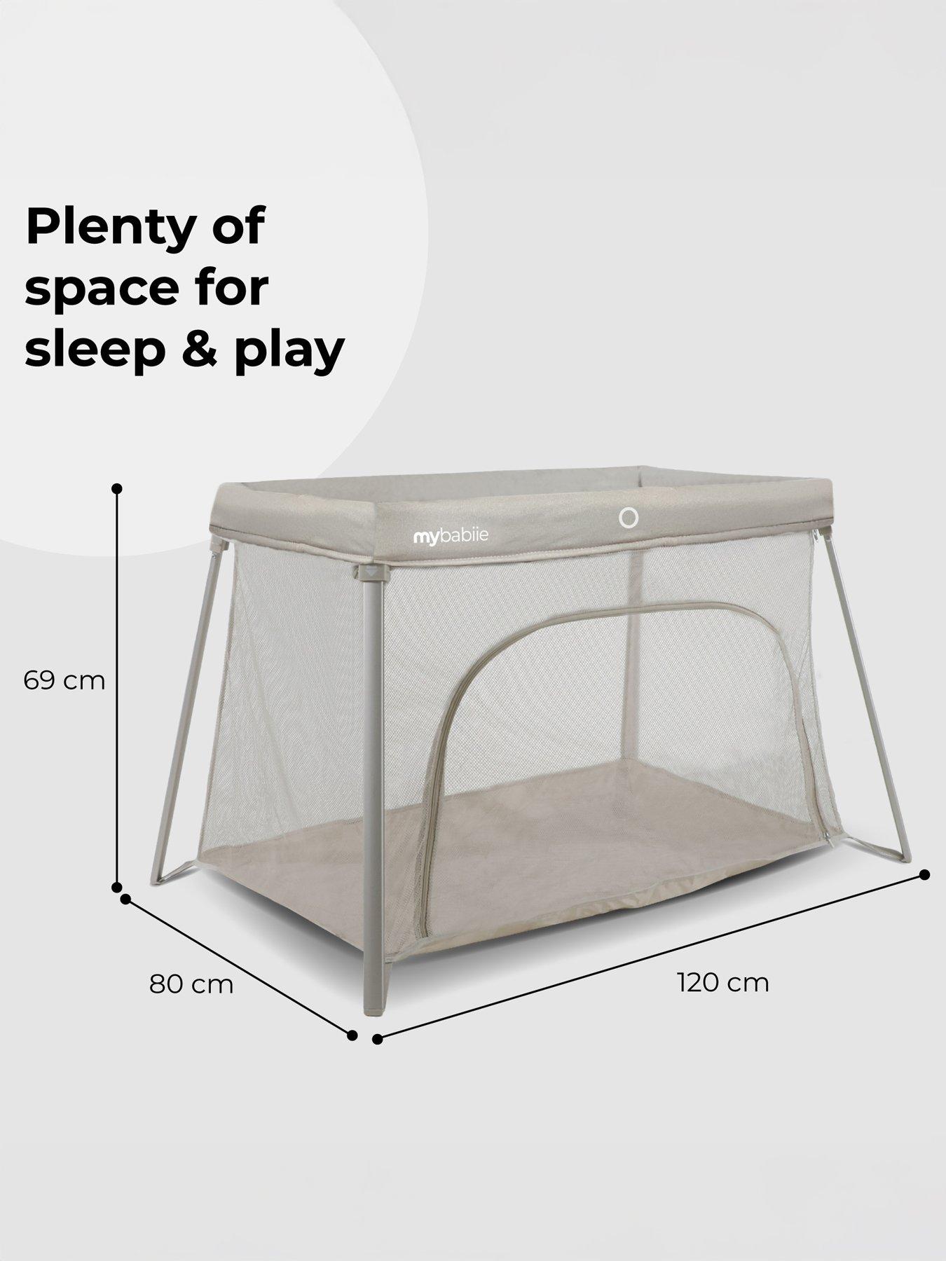 Image 5 of 8 of My Babiie My Babiie MBTC2 Air-Light 2-in-1 Travel Cot - Ivory