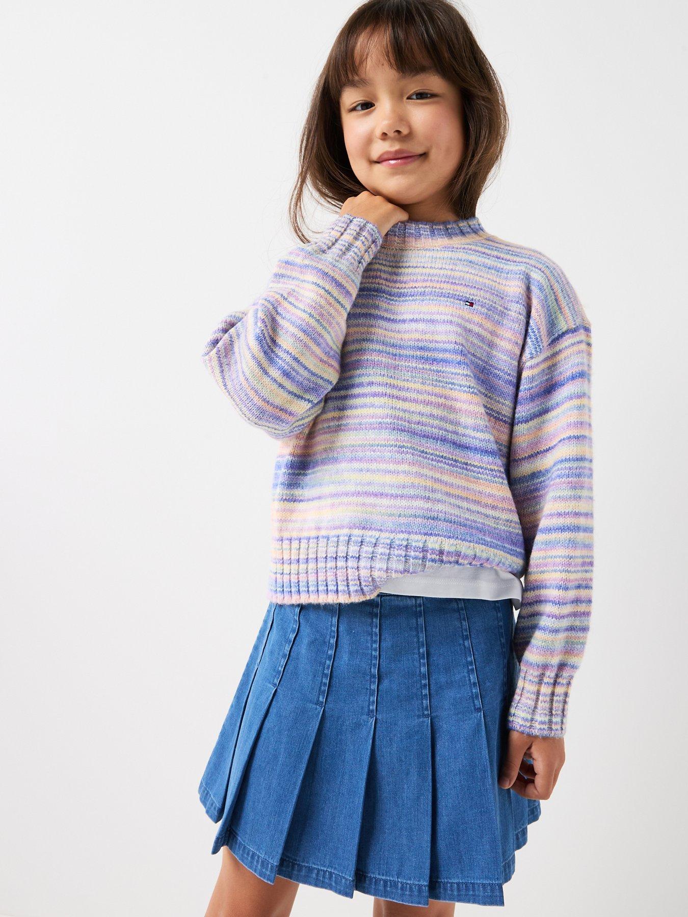 Tommy Hilfiger Girls Melange Sweater - Multi