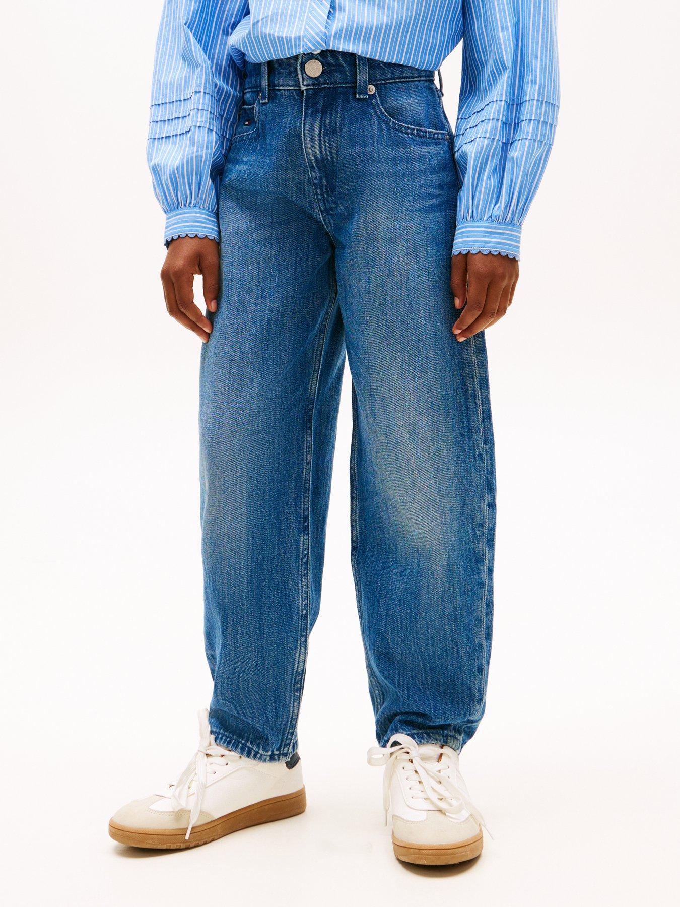 tommy-hilfiger-girls-barrel-washed-jeans-blue