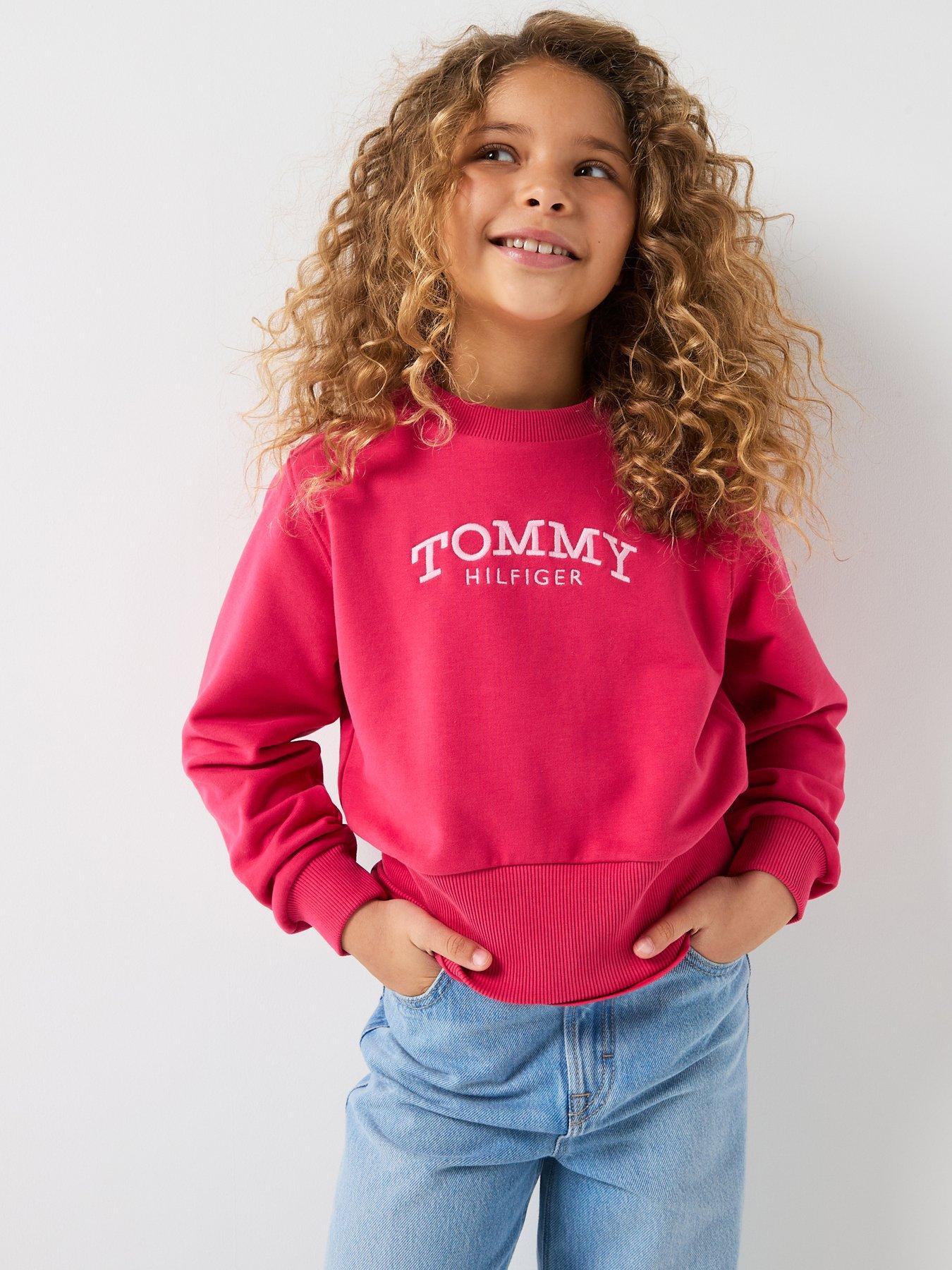 tommy-hilfiger-girls-high-rib-hem-crew-neck-pink