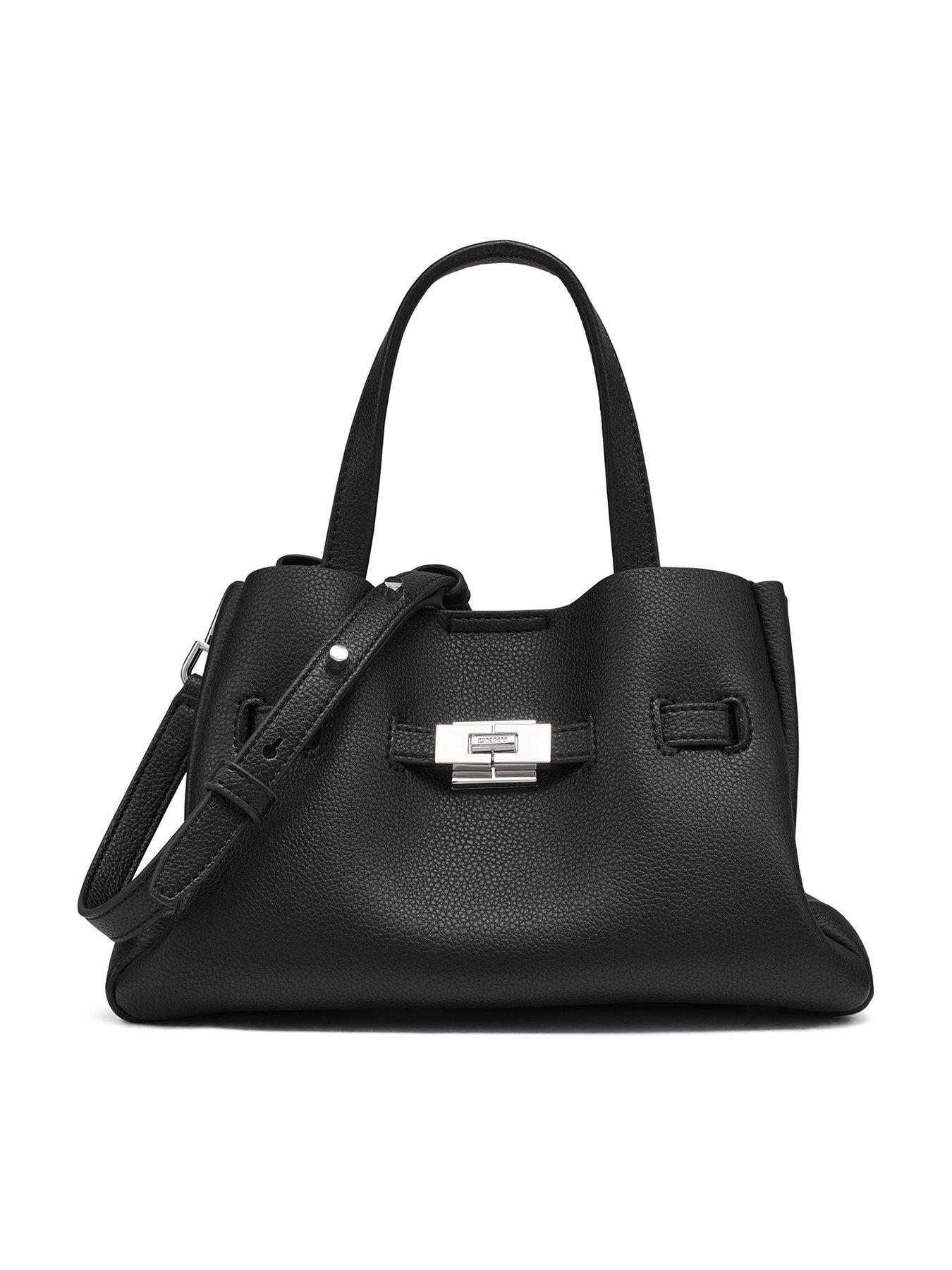 DKNY Bryar Small Logo Satchel - Black