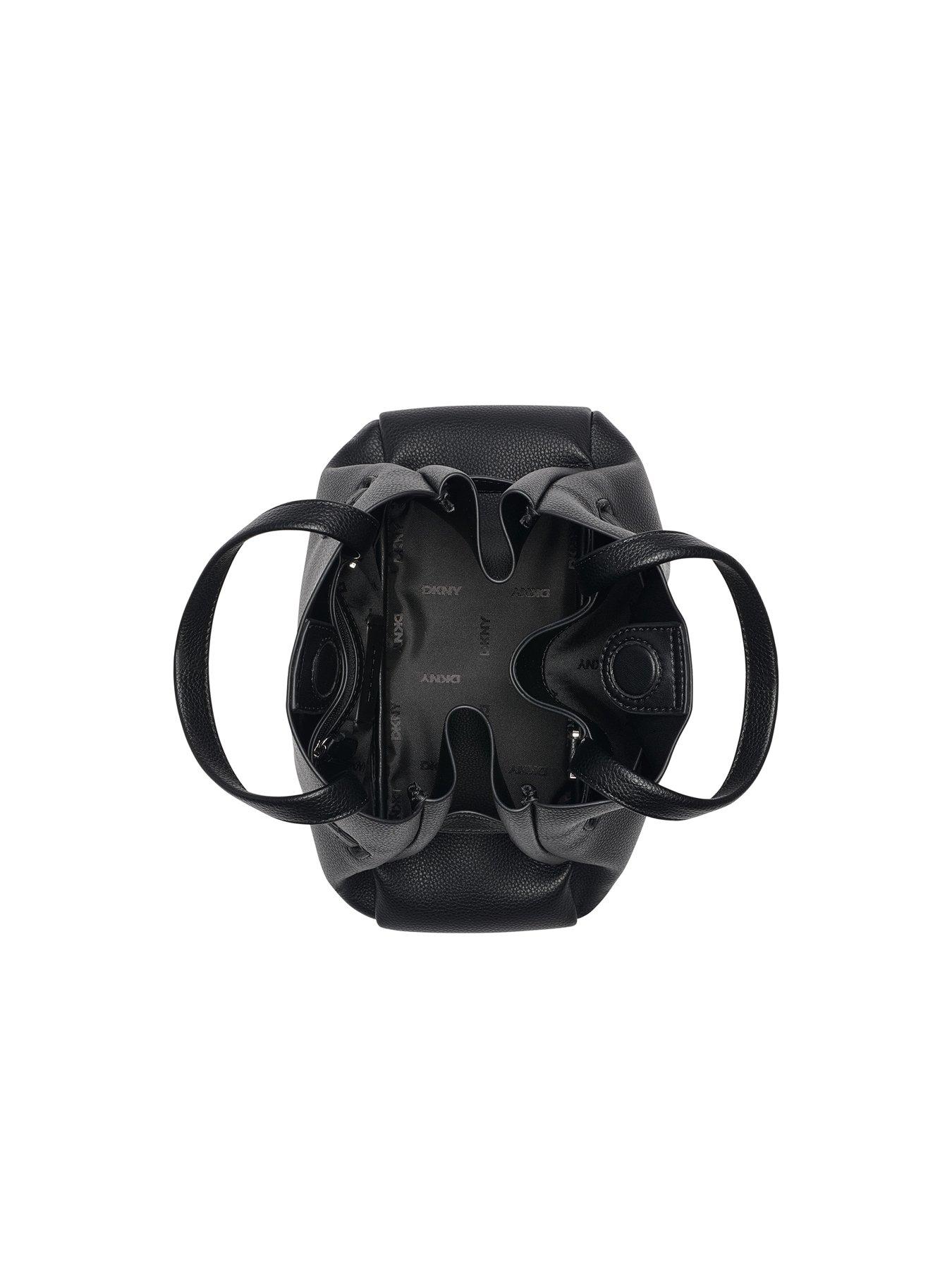 Image 4 of 4 of DKNY Bryar Small Logo Satchel - Black