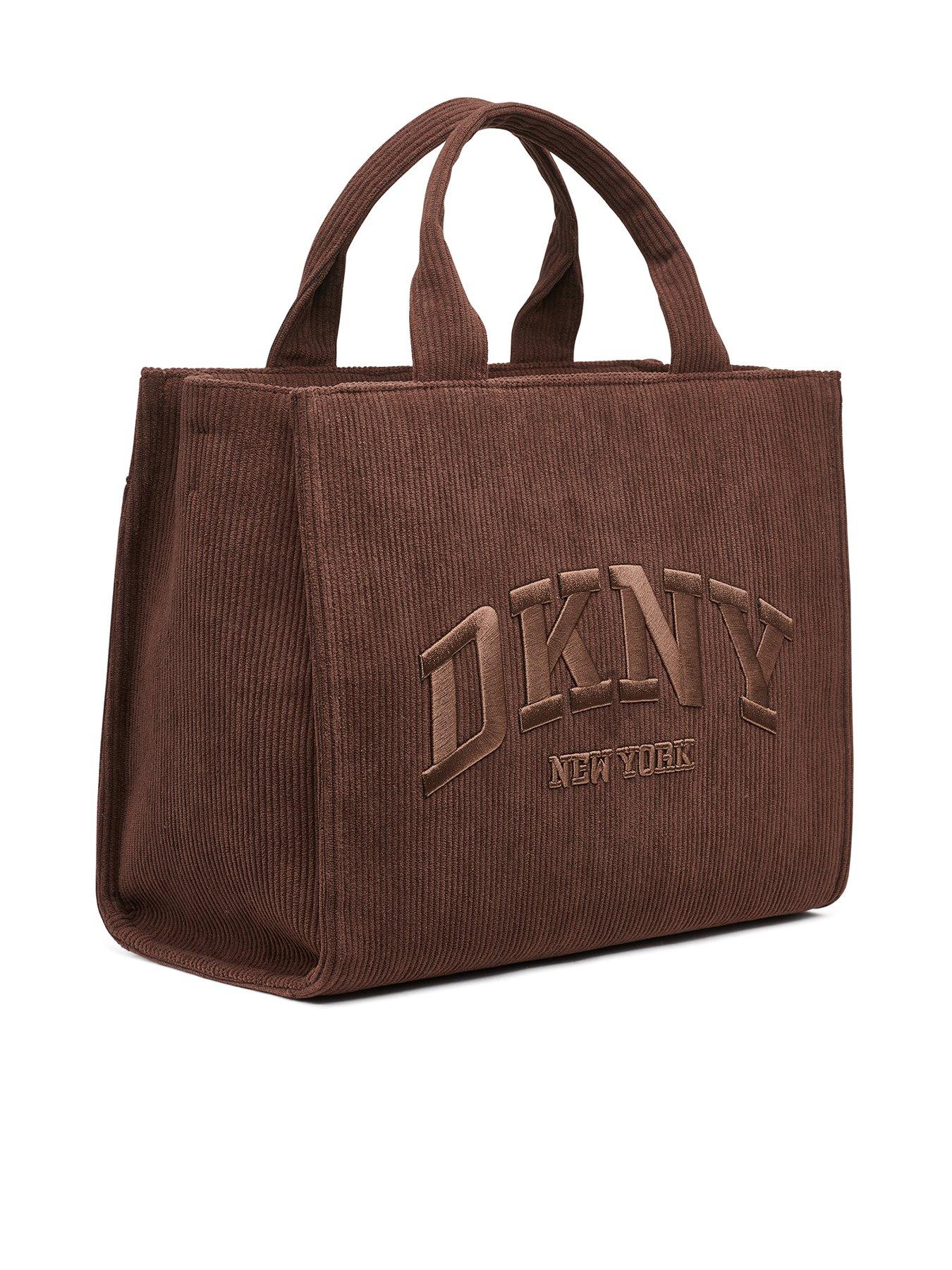 Image 3 of 4 of DKNY Hadlee Medium Logo Tote Bag - Dark Brown
