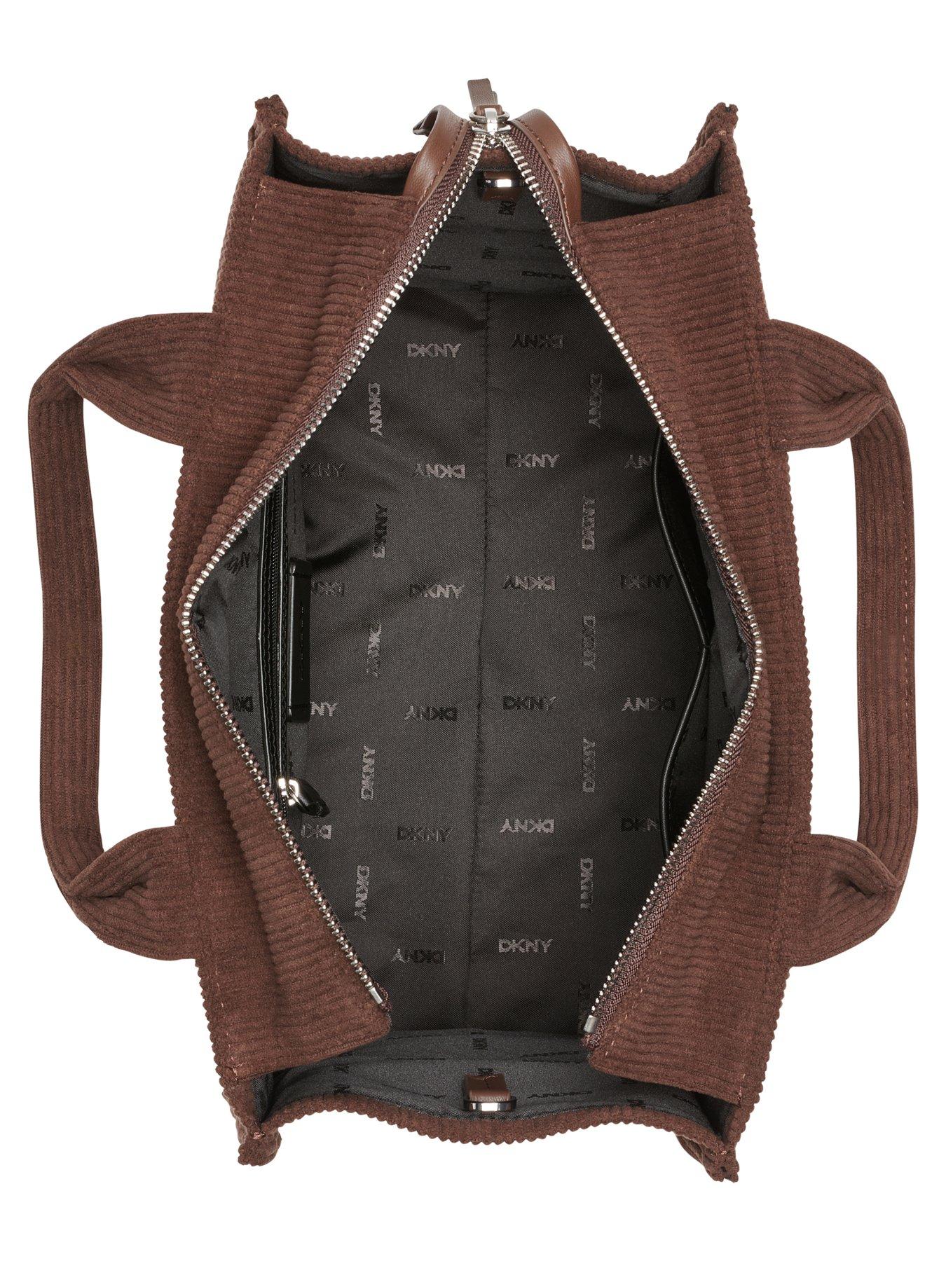 Image 4 of 4 of DKNY Hadlee Medium Logo Tote Bag - Dark Brown