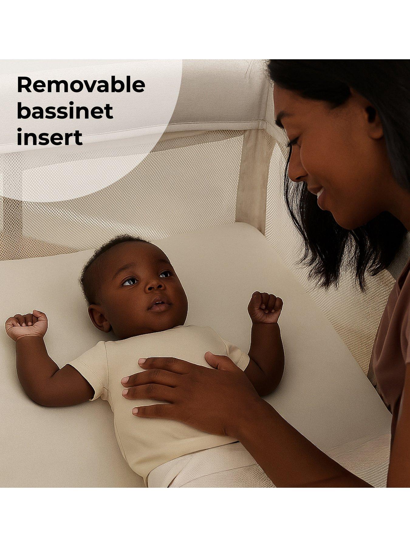 Image 4 of 8 of My Babiie My Babiie MBTC3 Air-Light 3-in-1 Travel Cot with Bassinet - Ivory