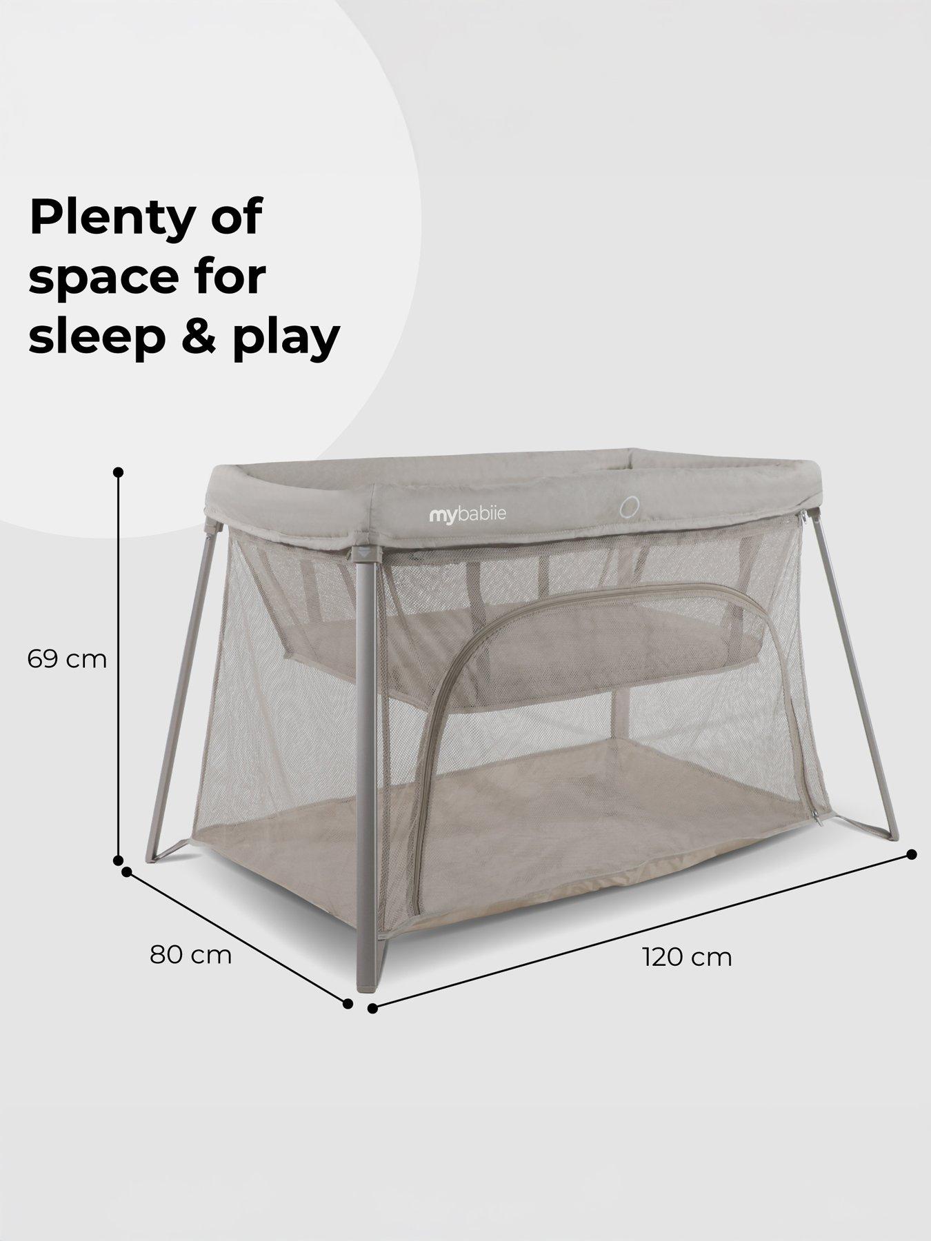 Image 5 of 8 of My Babiie My Babiie MBTC3 Air-Light 3-in-1 Travel Cot with Bassinet - Ivory
