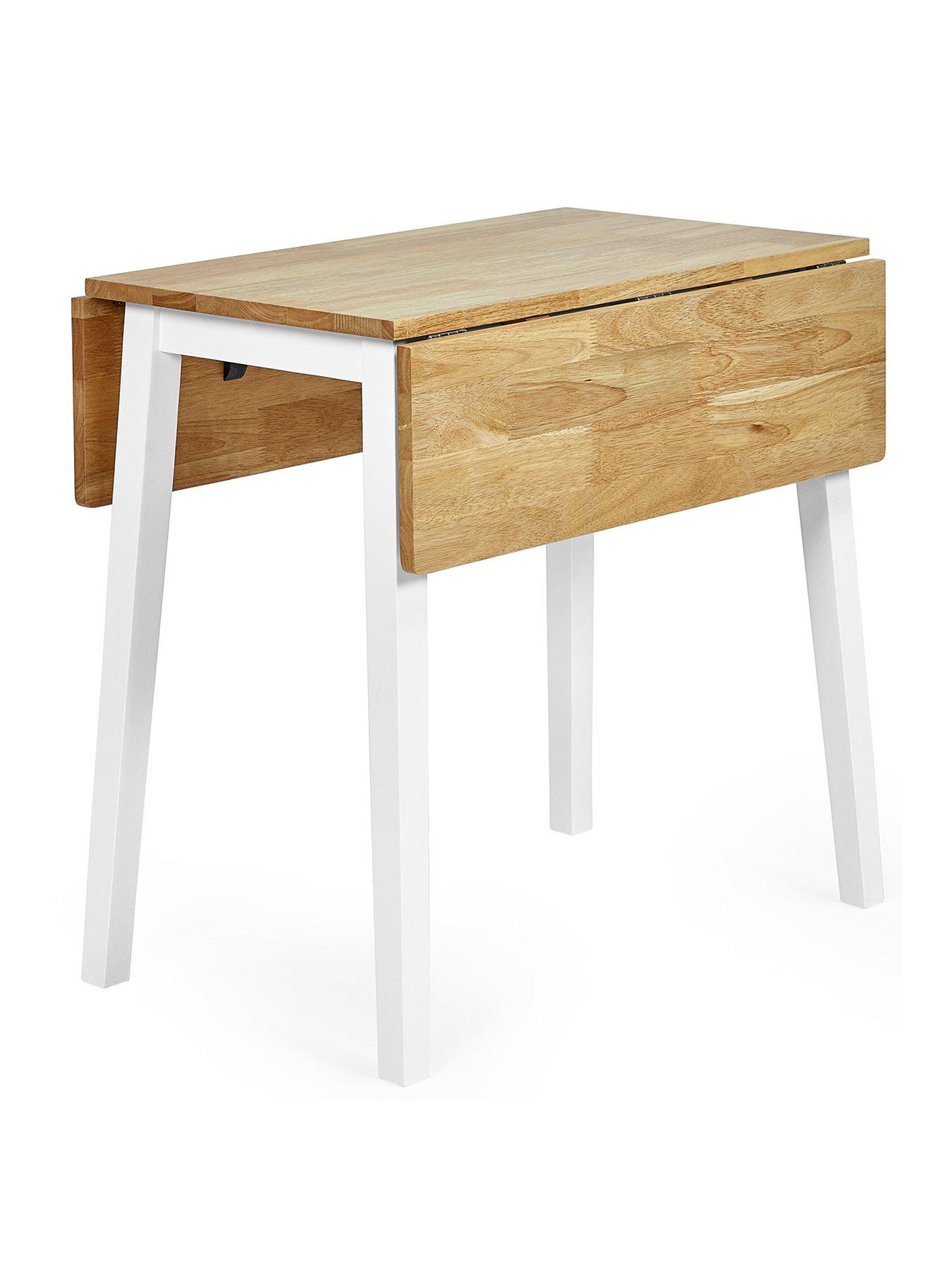 Image 3 of 6 of Julian Bowen Linwood Drop Leaf Extending Dining Table