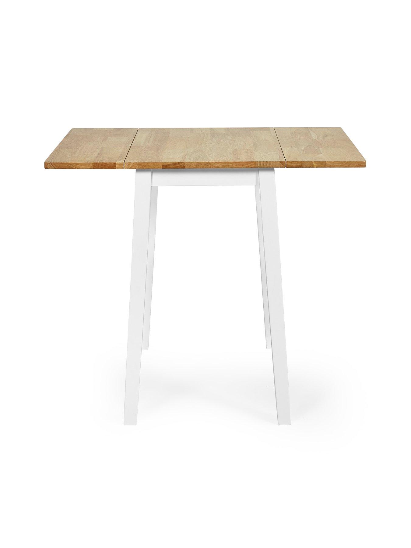 Image 4 of 6 of Julian Bowen Linwood Drop Leaf Extending Dining Table