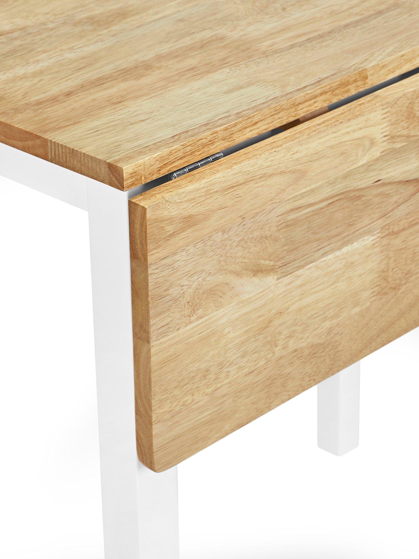 Image 5 of 6 of Julian Bowen Linwood Drop Leaf Extending Dining Table