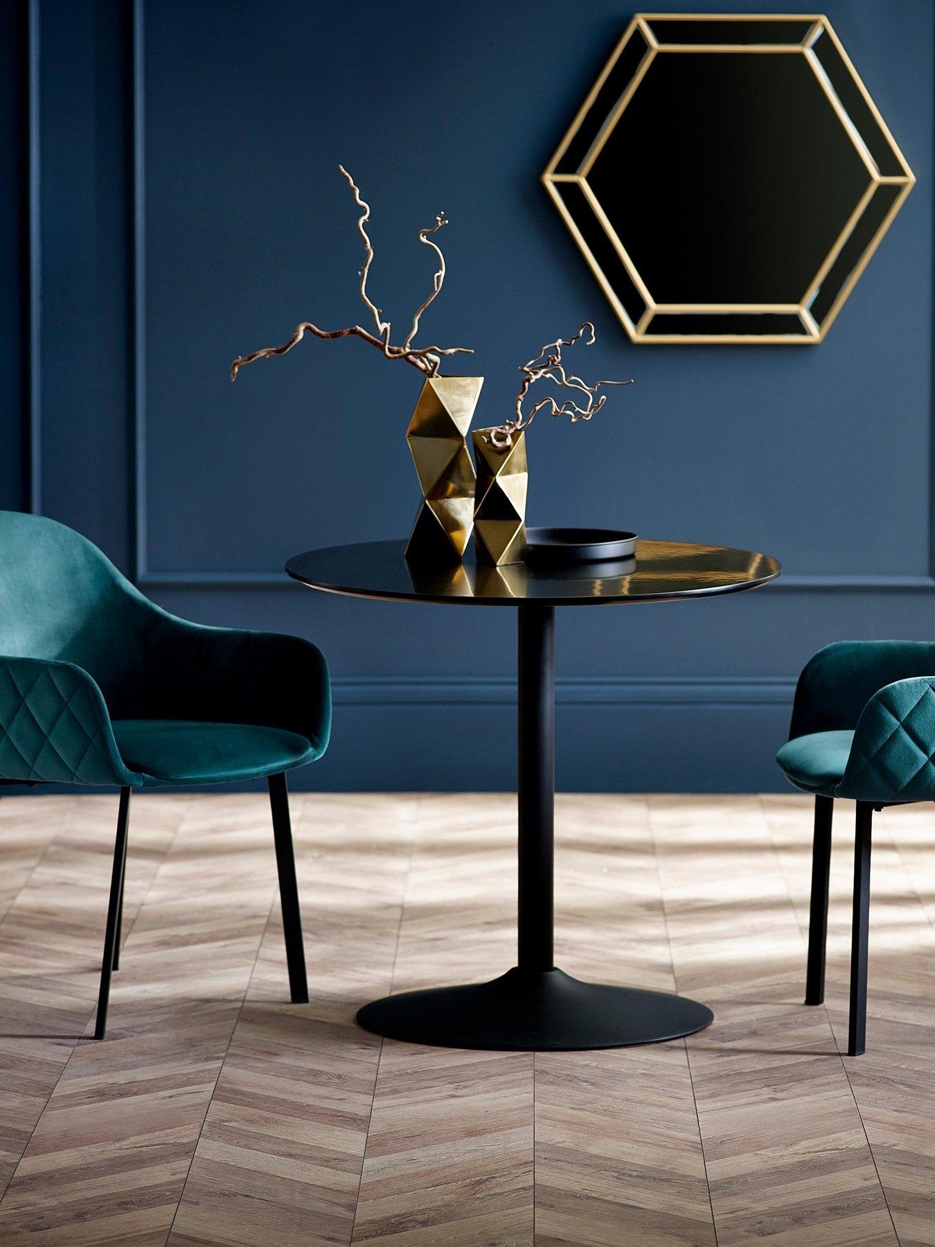 julian-bowen-nero-round-dining-table