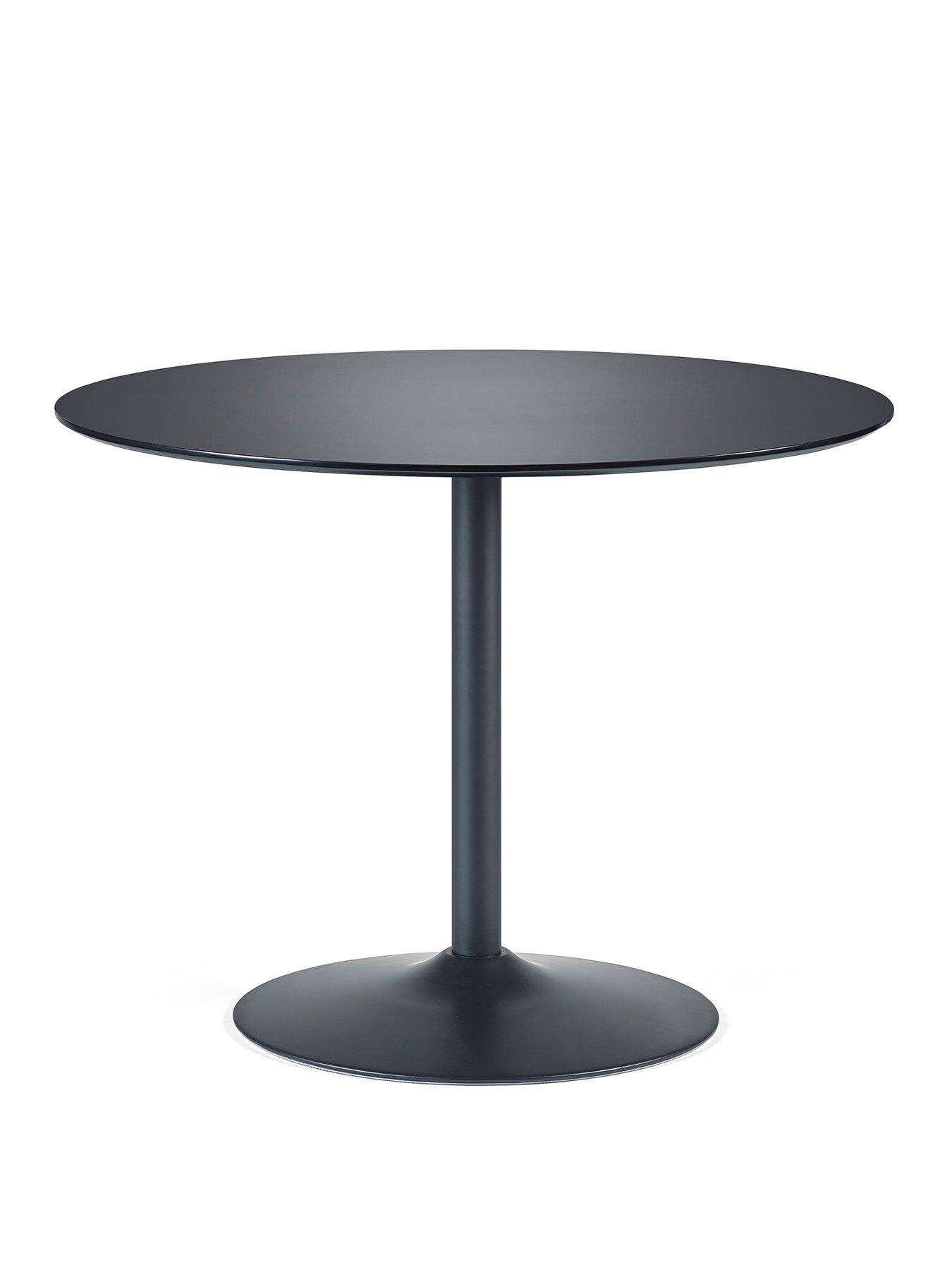 julian-bowen-nero-round-dining-tablestillFront