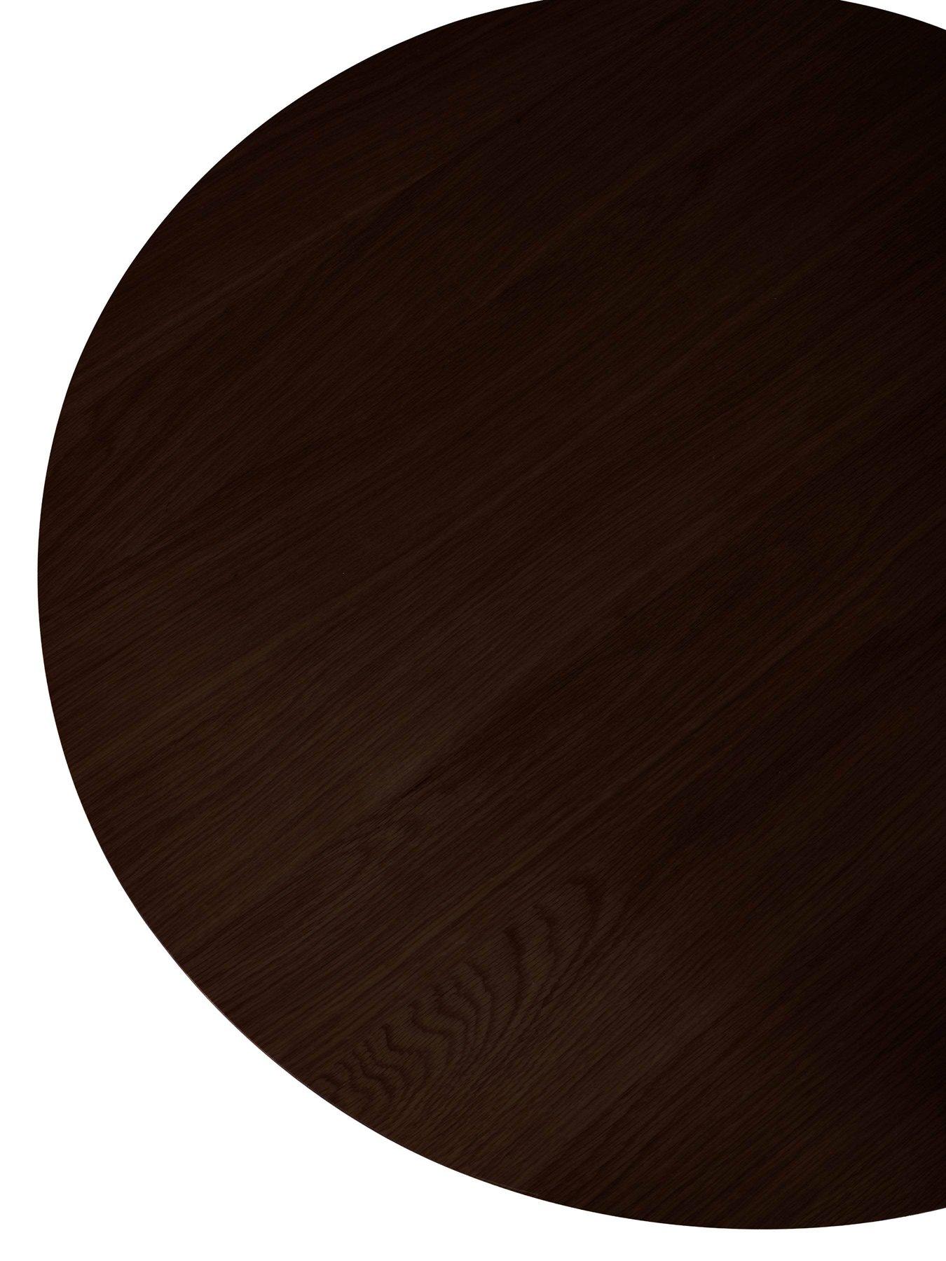 Image 4 of 4 of Julian Bowen Ollie Slatted Lamp Table - Cocoa Oak