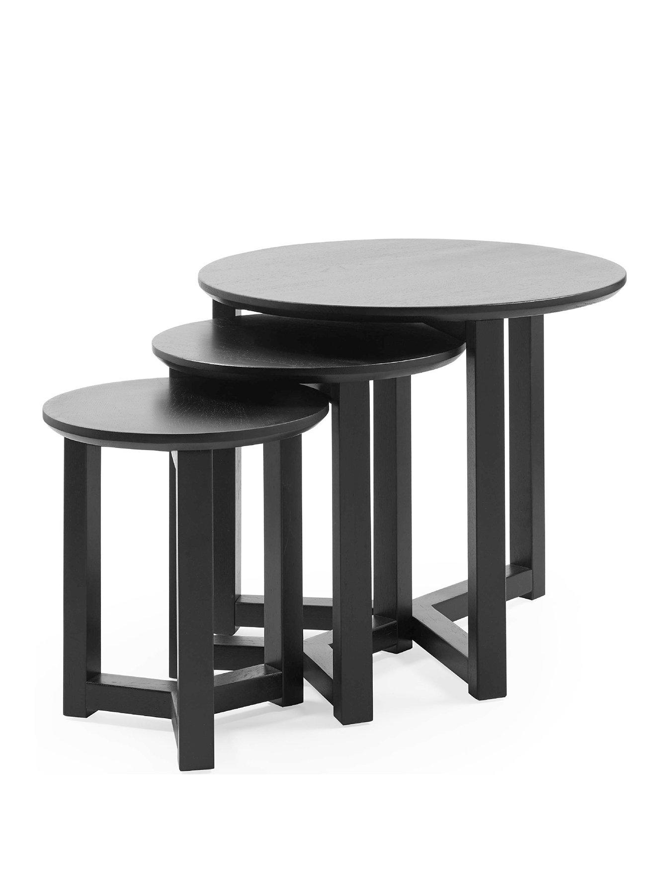 julian-bowen-nidri-solid-oak-nest-of-tables-blackstillFront