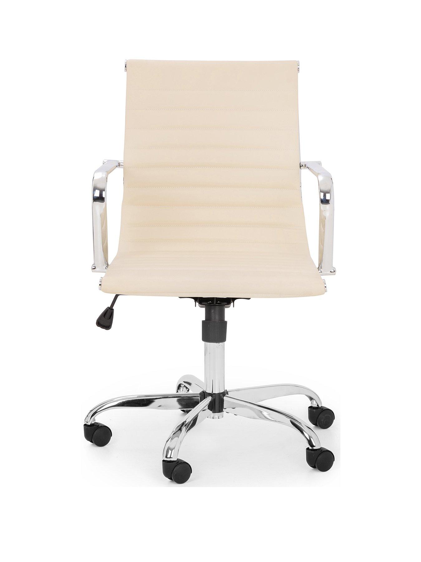 julian-bowen-gio-ivory-chrome-office-chairstillFront