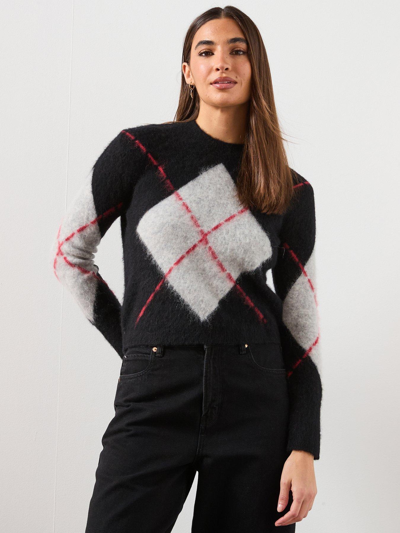 AllSaints Lou Argyle Jumper - Black