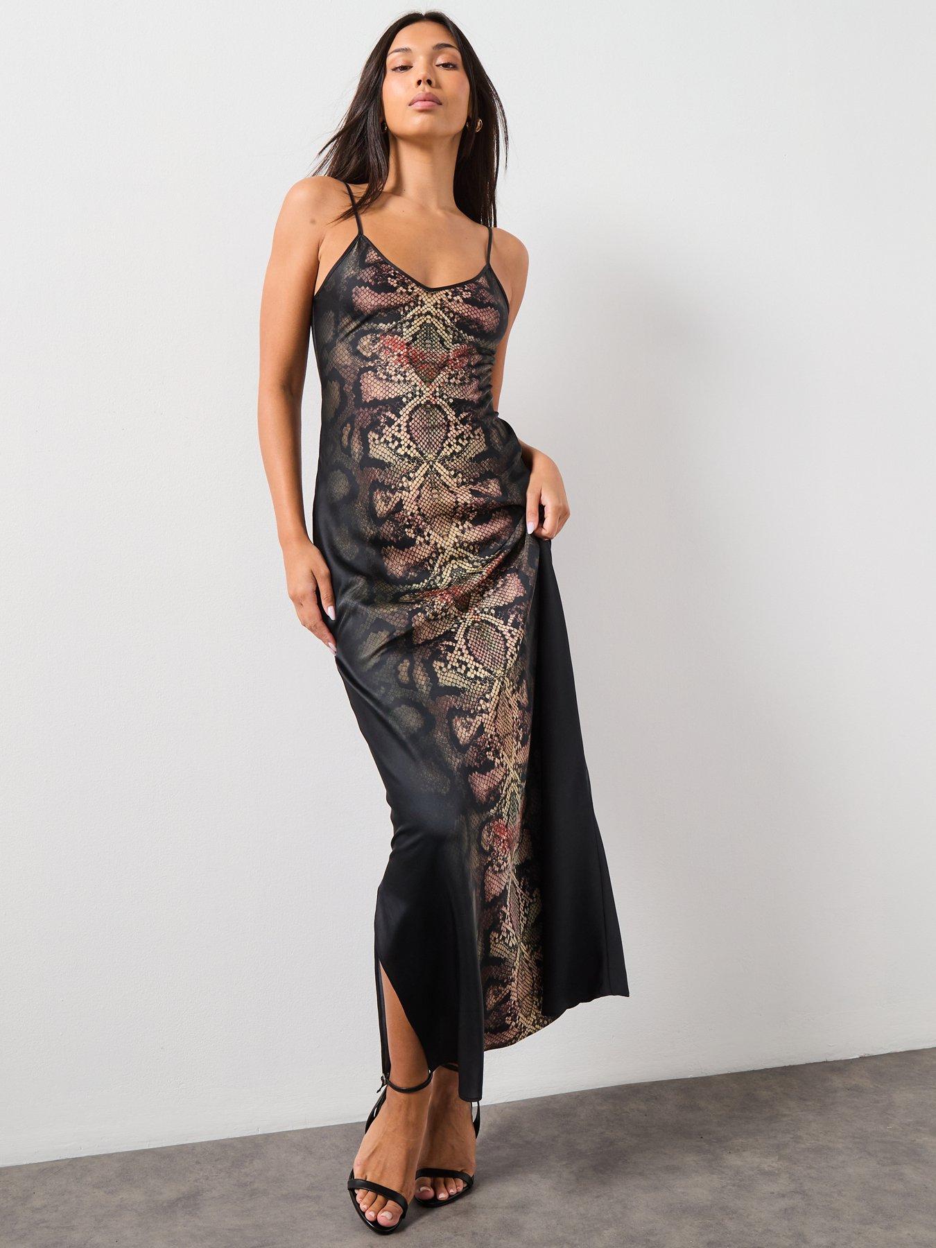 Image 5 of 6 of AllSaints Bryony Maxi Dress - Black