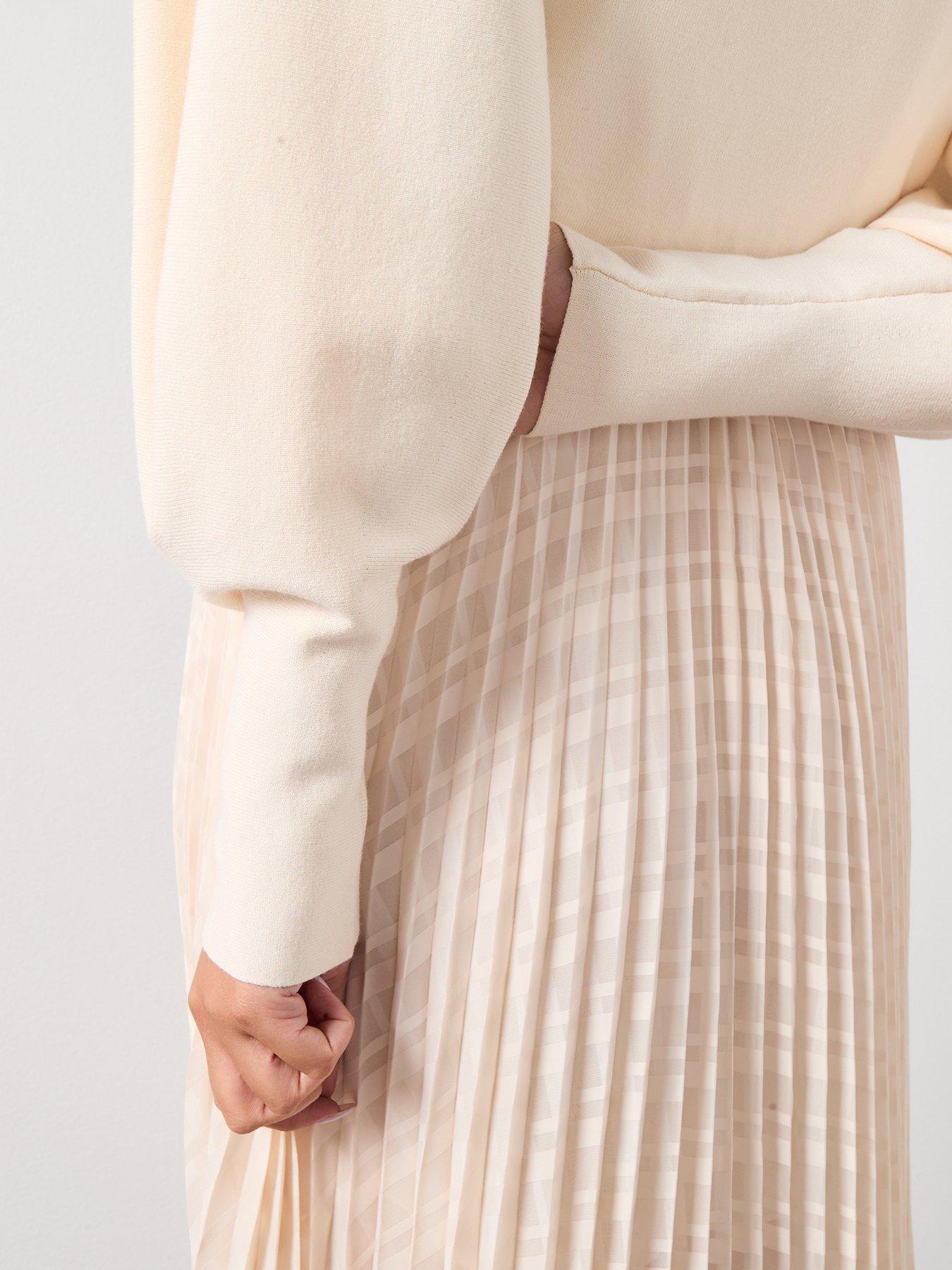 Image 5 of 6 of AllSaints Sinead Dress - Cream