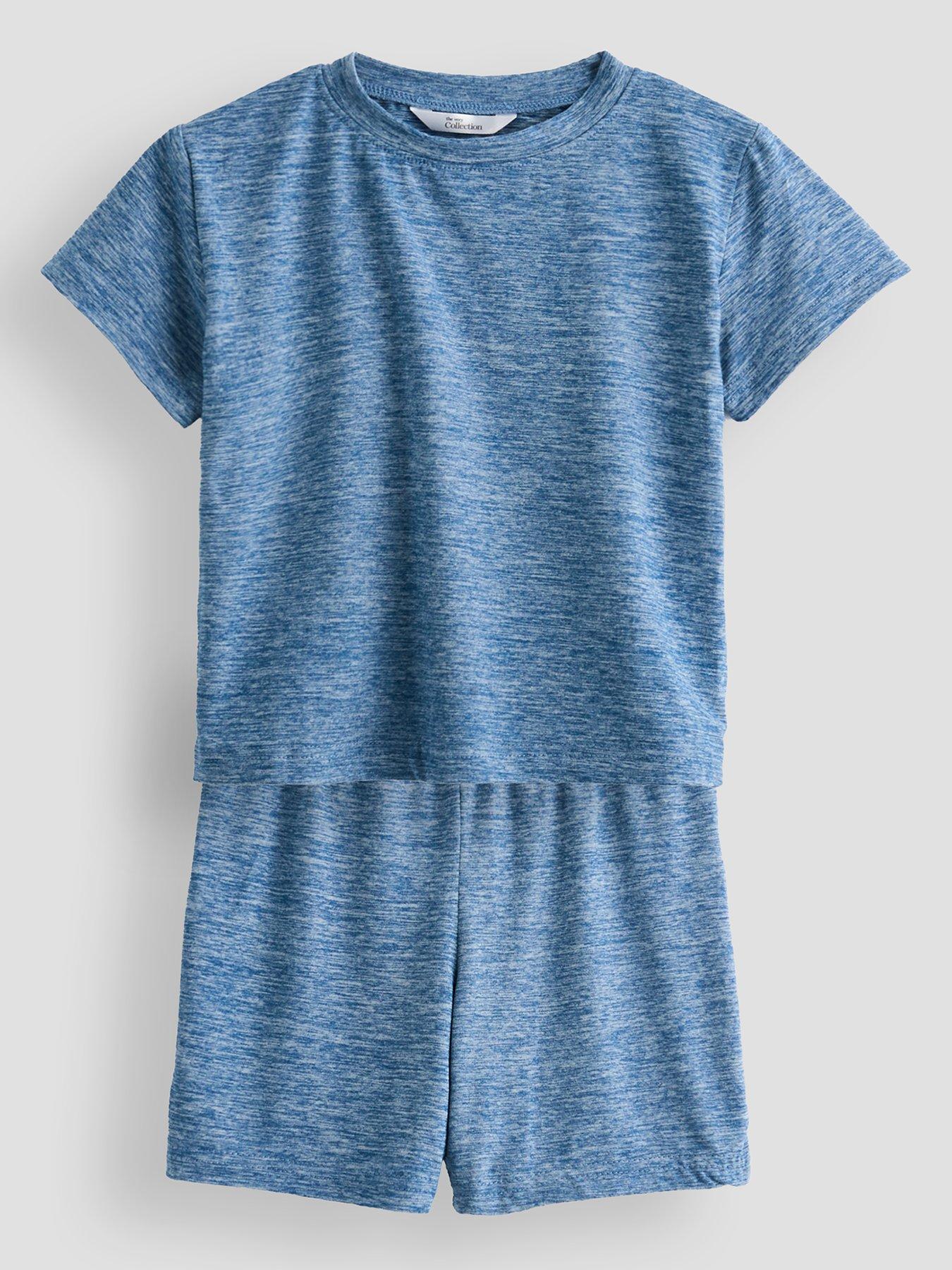 Image 2 of 6 of The Very Collection Boys 2 Pack Lounge Shortie Pyjamas - Multi