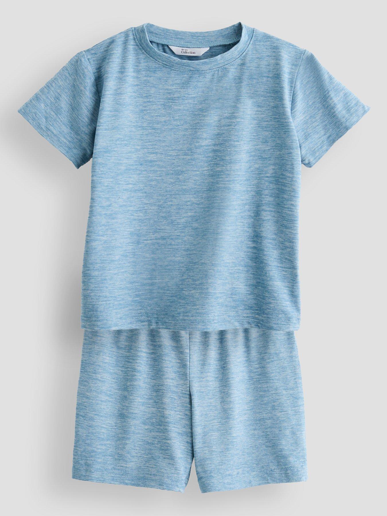 Image 3 of 6 of The Very Collection Boys 2 Pack Lounge Shortie Pyjamas - Multi