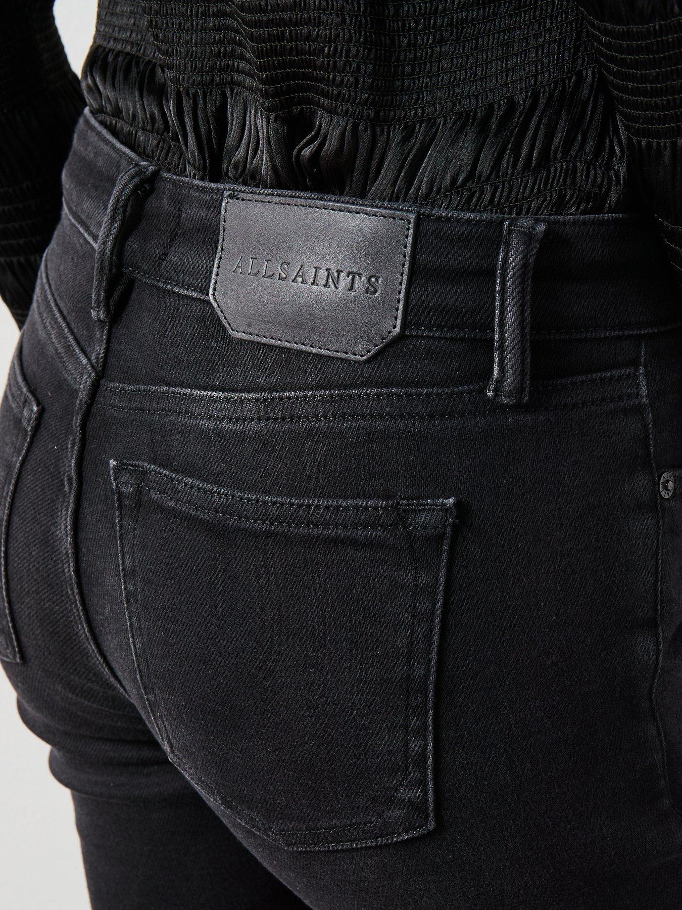 allsaints-haldan-slim-bootcut-jeansnbsp--blackoutfit