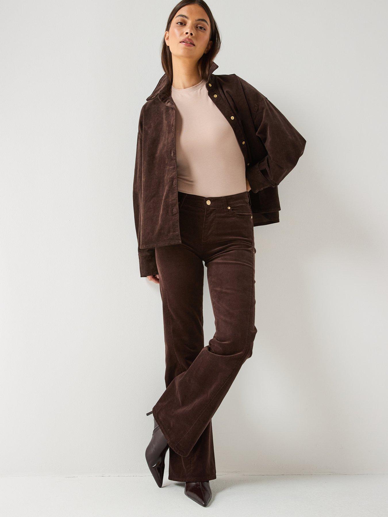 7-for-all-mankind-corduroy-twisted-dojo-tailorless-flare-jeans-dark-brownback