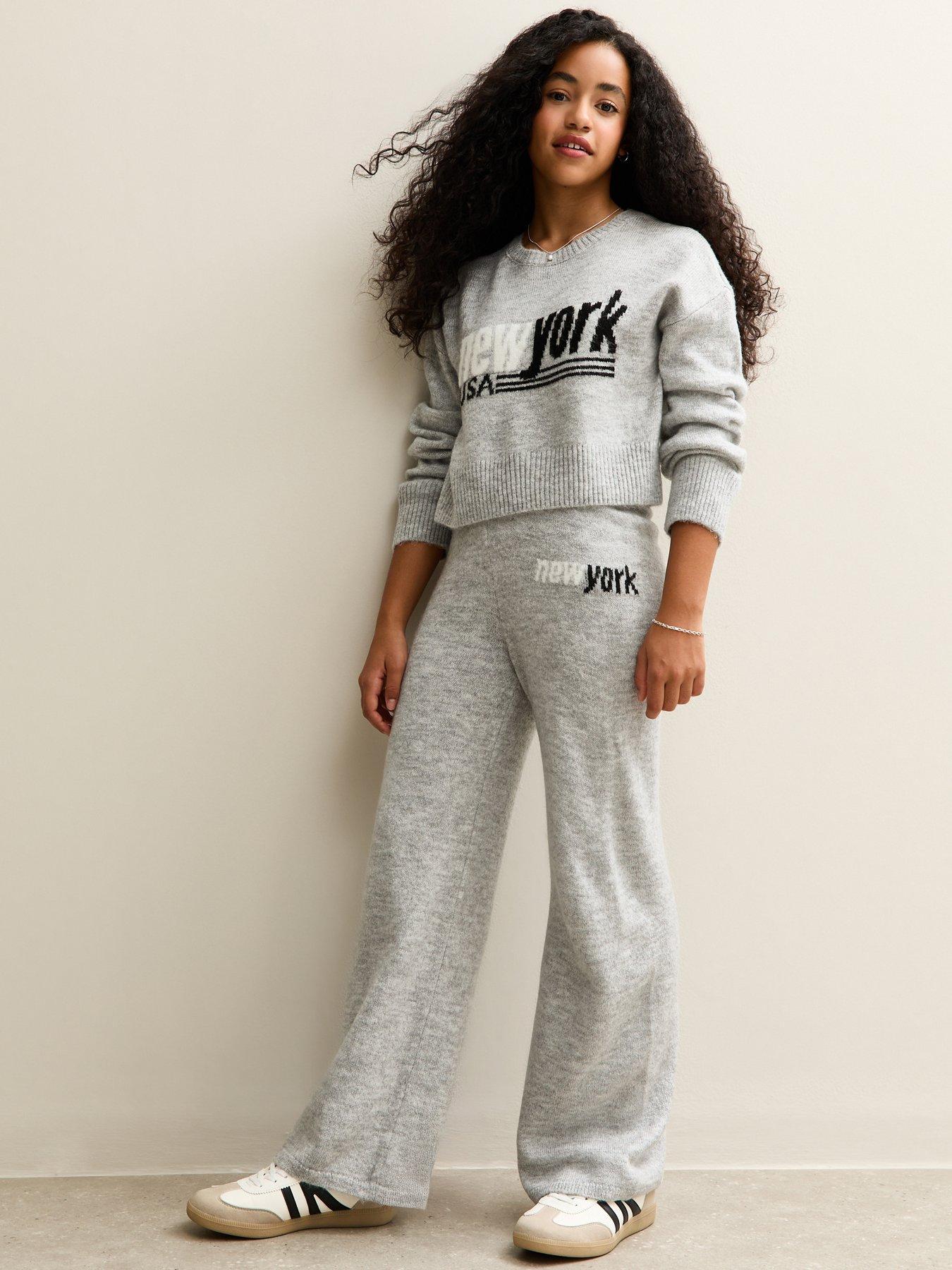 new-look-915-girls-new-york-slogan-knitted-jumper-greyback