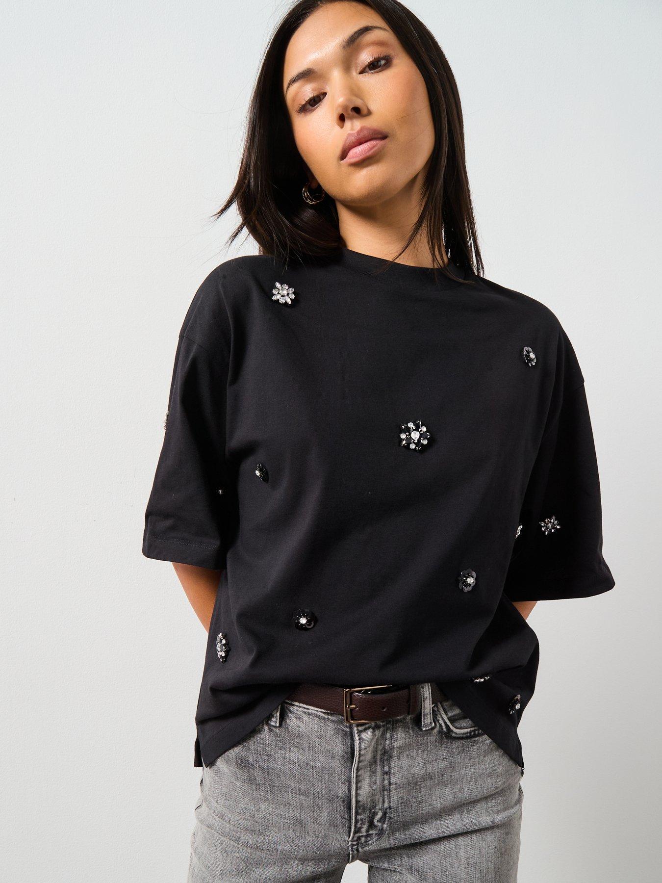 allsaints-amelie-embellished-t-shirt-blackfront