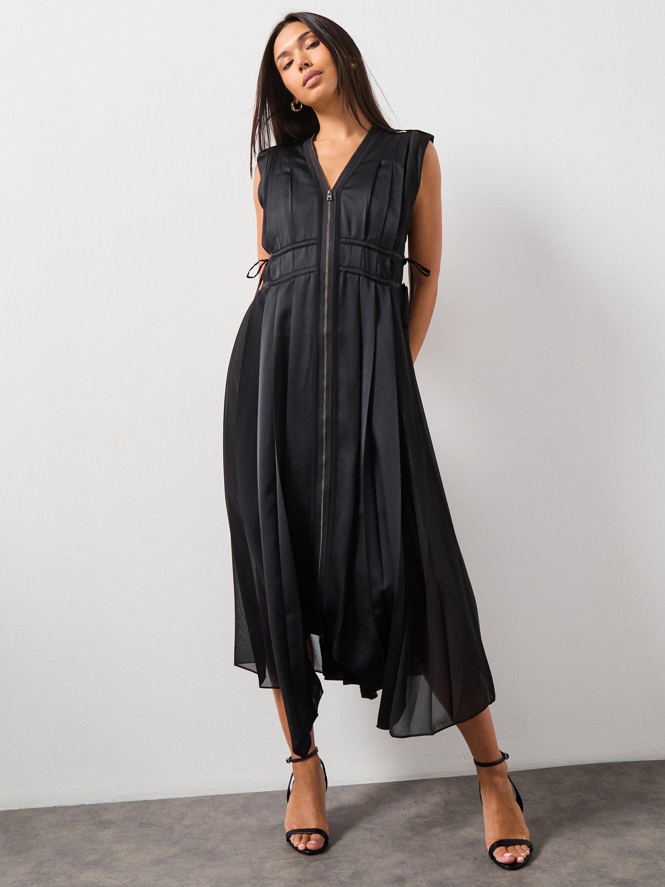 allsaints-amala-dress-black