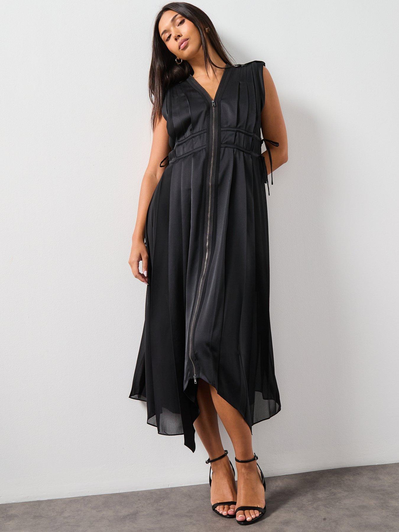 Image 6 of 6 of AllSaints Amala Dress - Black