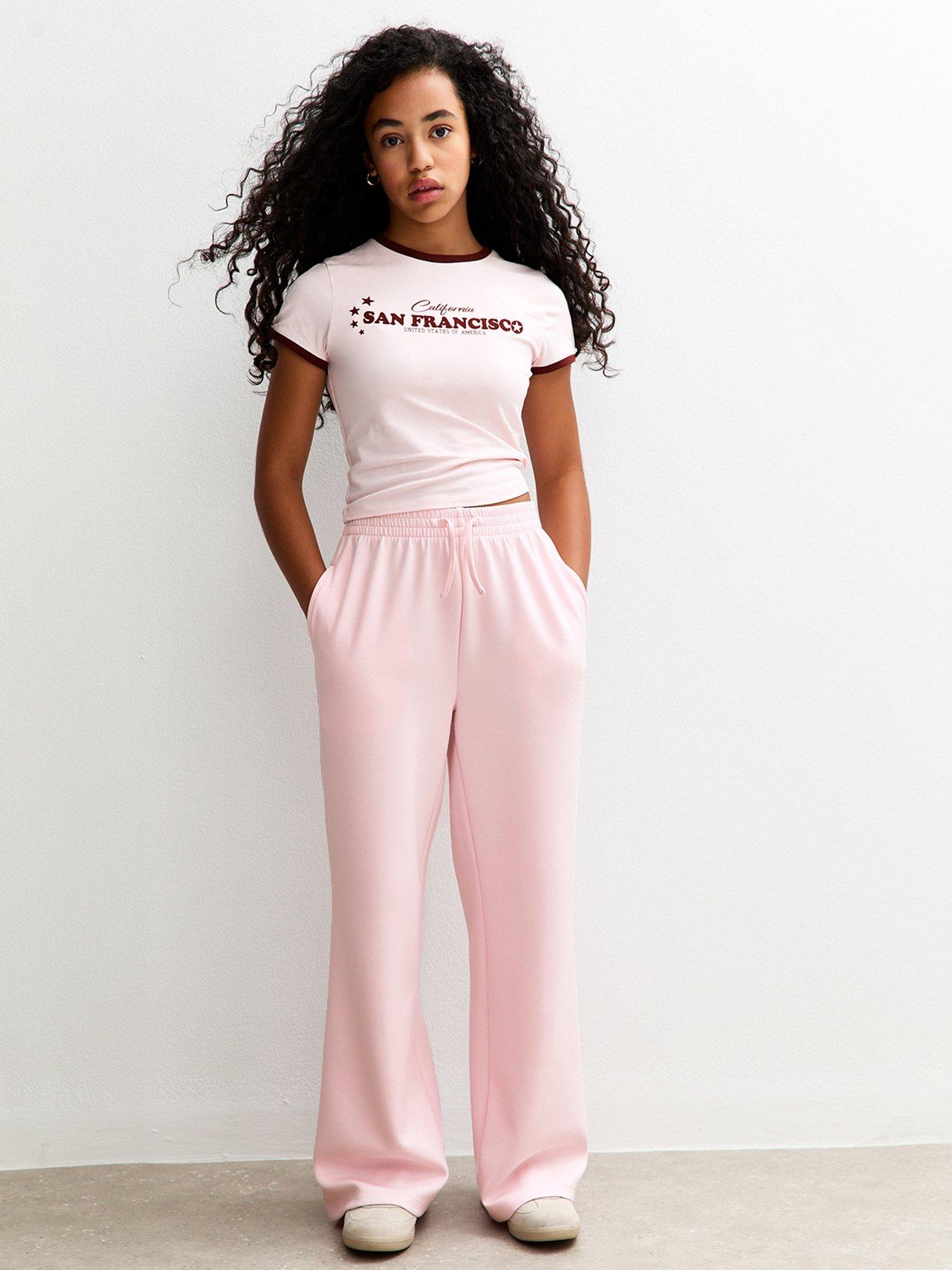 new-look-915-girls-light-pink-soft-touch-wide-leg-co-ord-joggers-light-pink